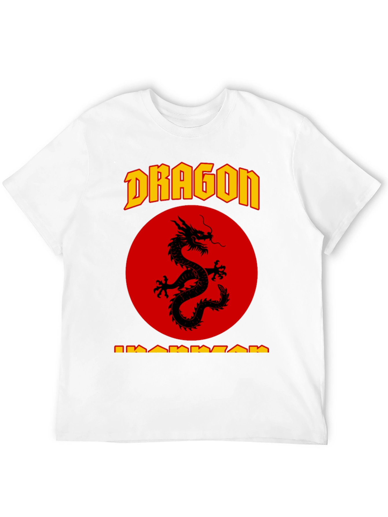 Black Dragon Warrior Graphic T-Shirt - Black view 12