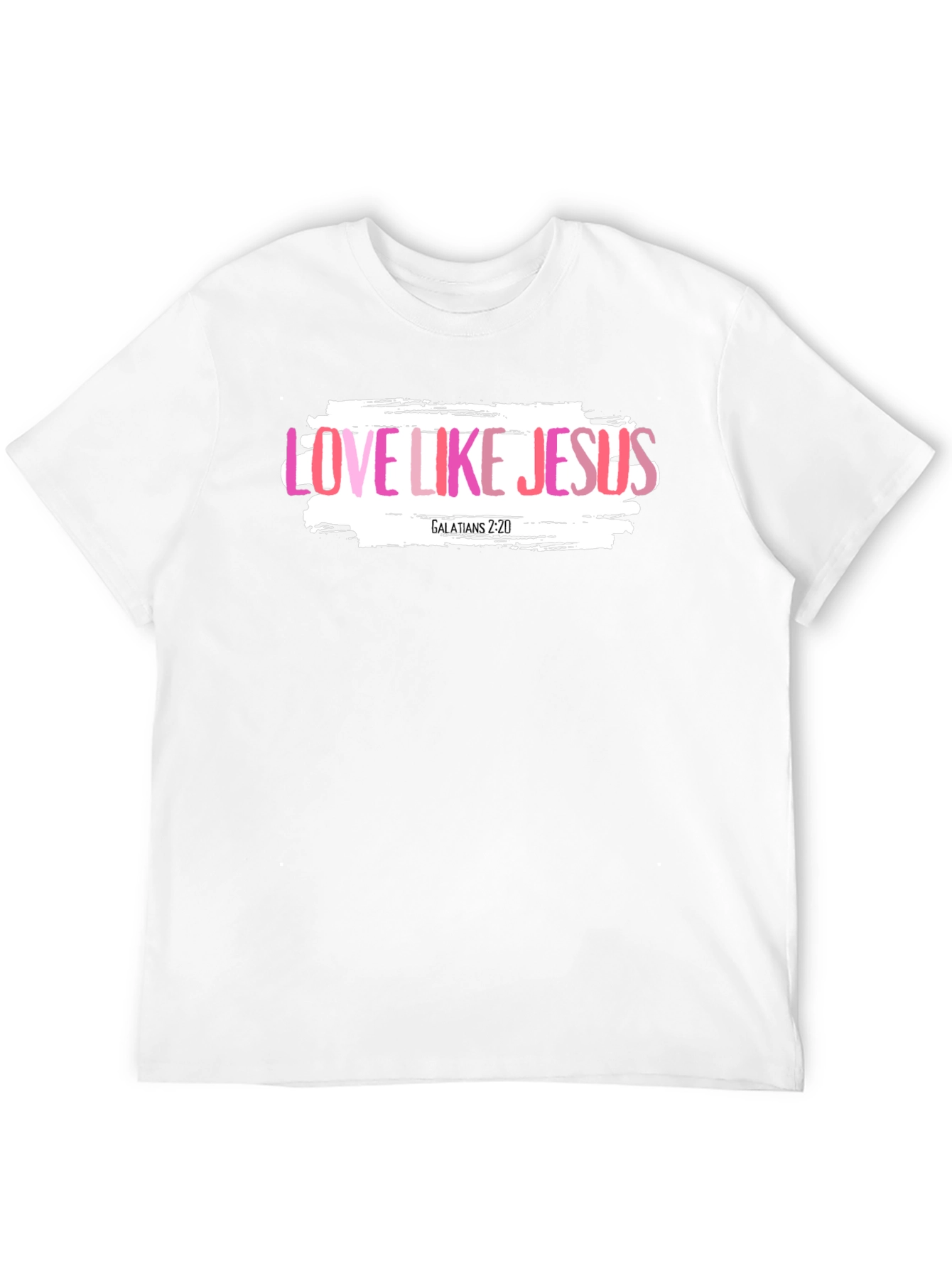 Black Love Like Jesus T-Shirt - Black view 12