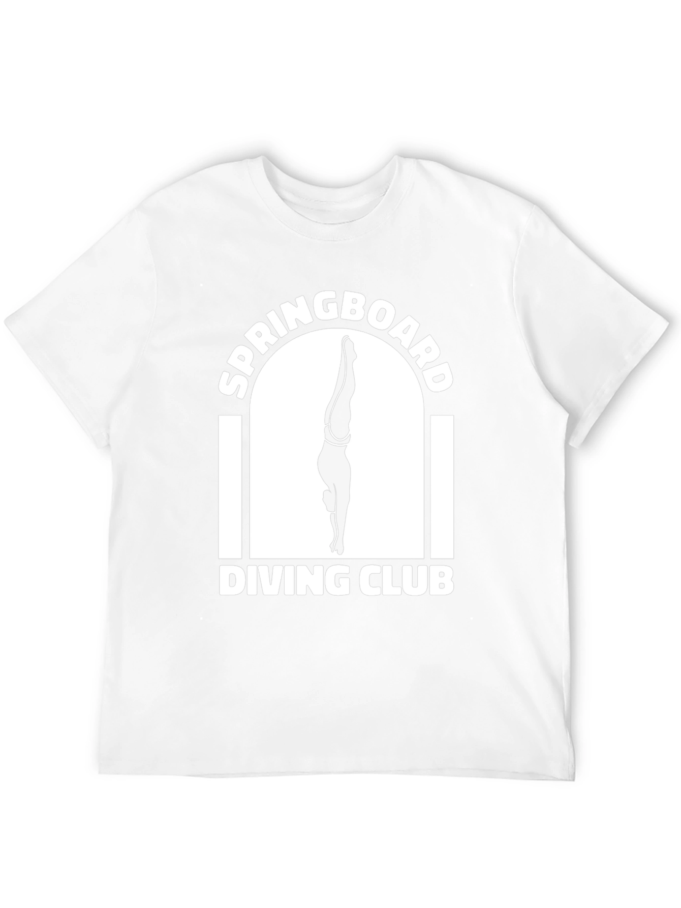 Black Springboard Diving Club T-Shirt - Black view 12