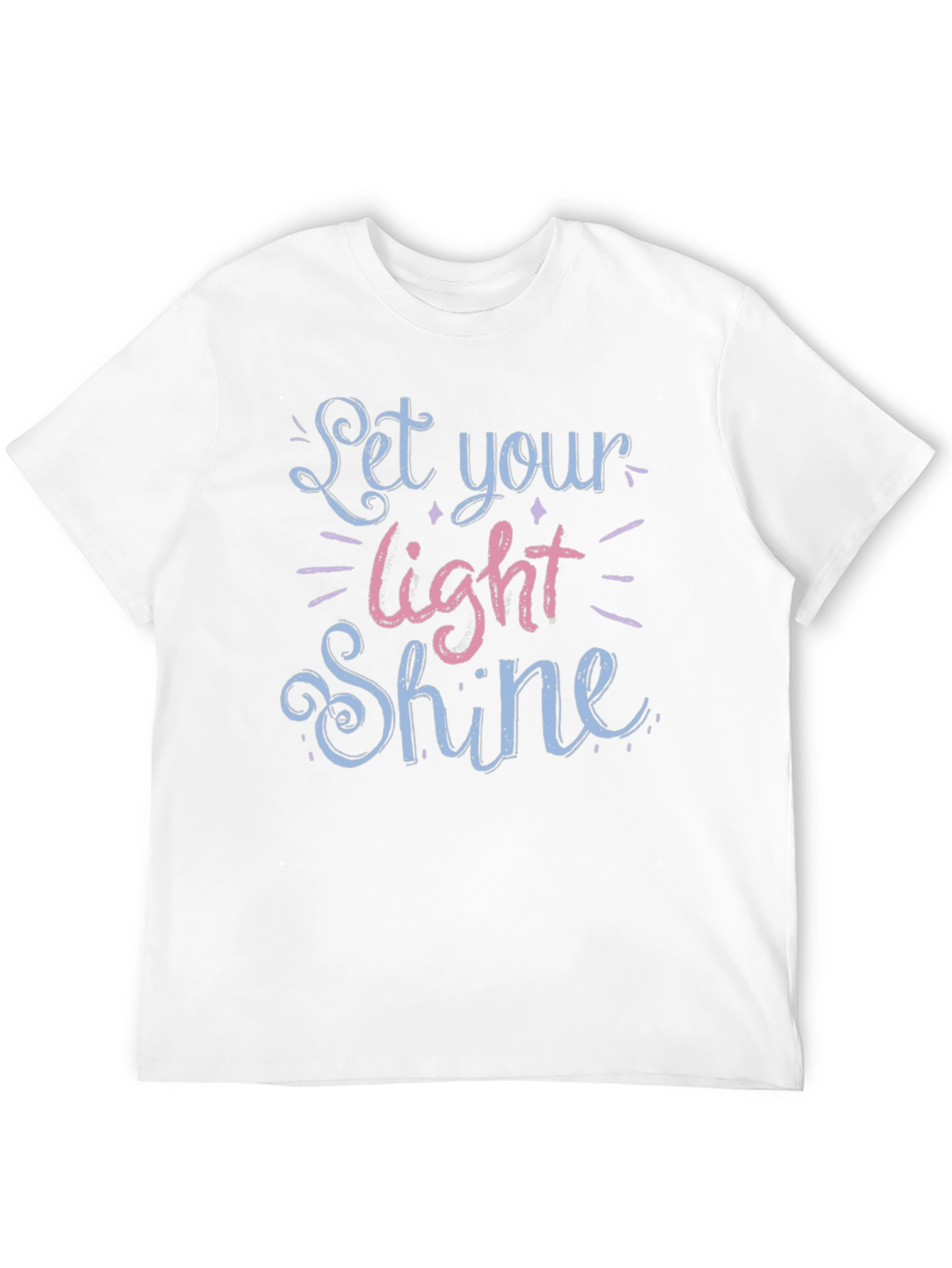 Black Let Your Light Shine Graphic Tee view 12