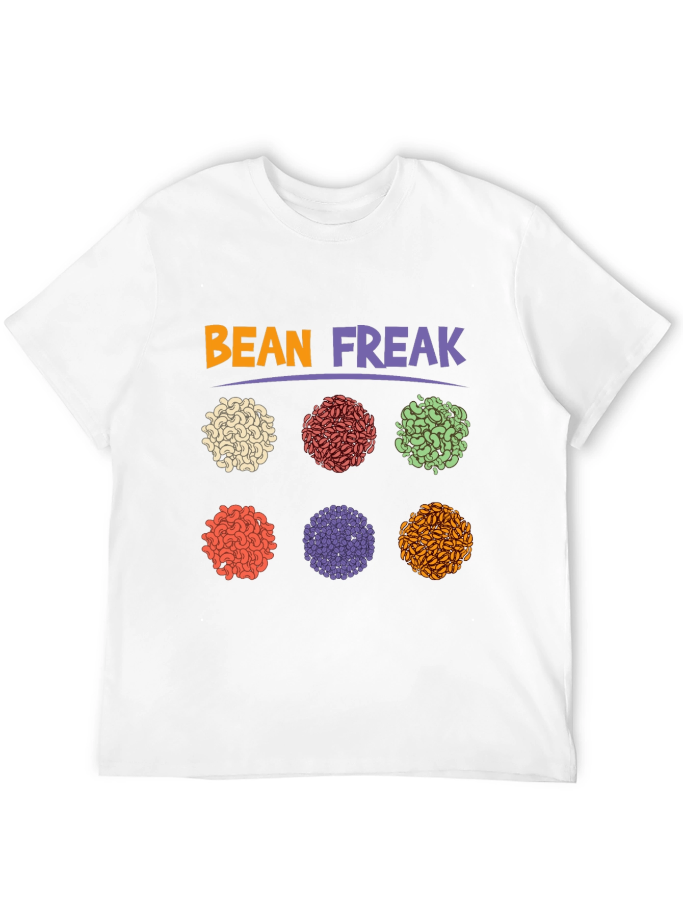Black Bean Freak Graphic T-Shirt - Casual Wear view 12