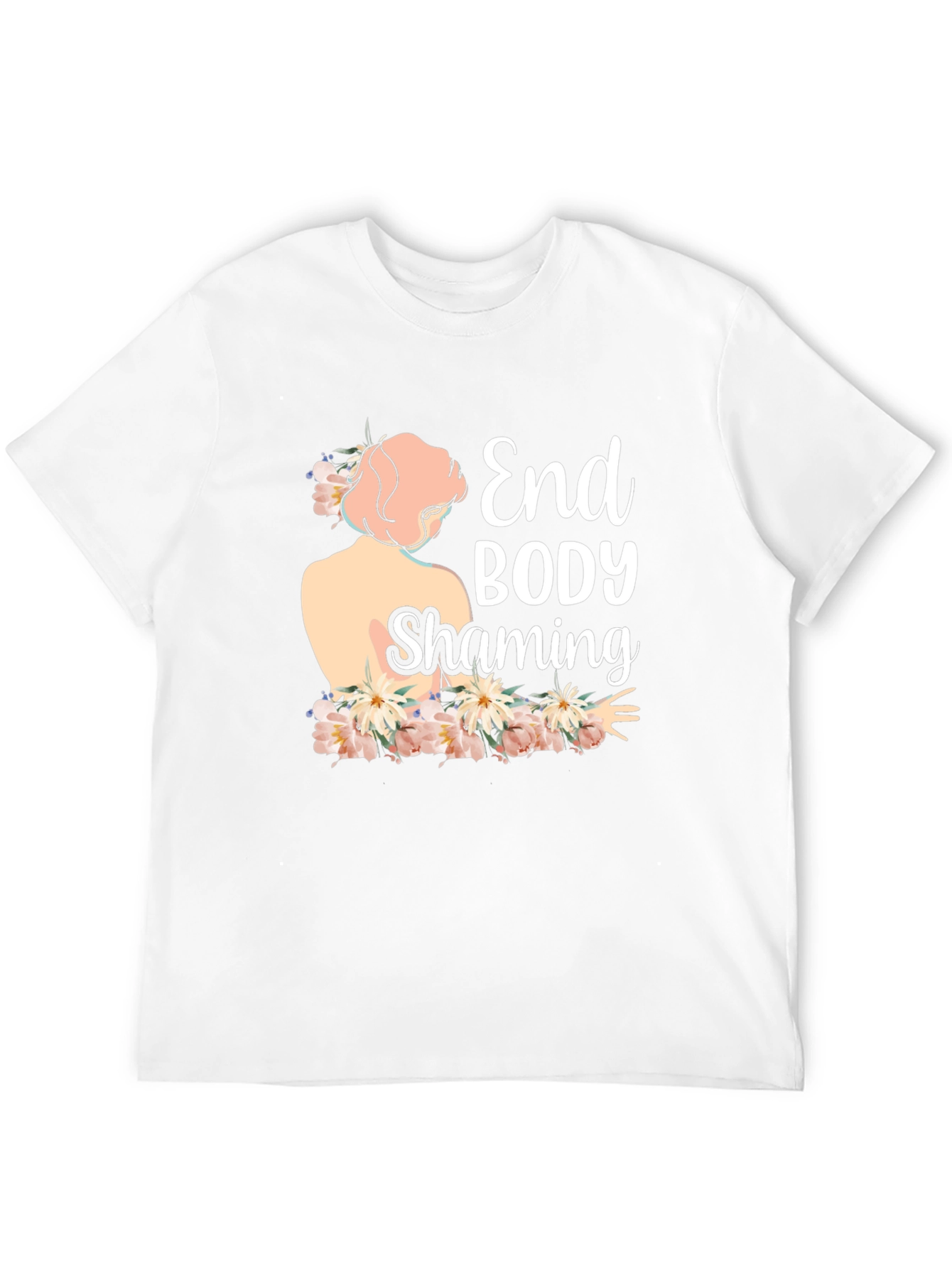 Black End Body Shaming Graphic Tee - Empowering Black T-Shirt view 12