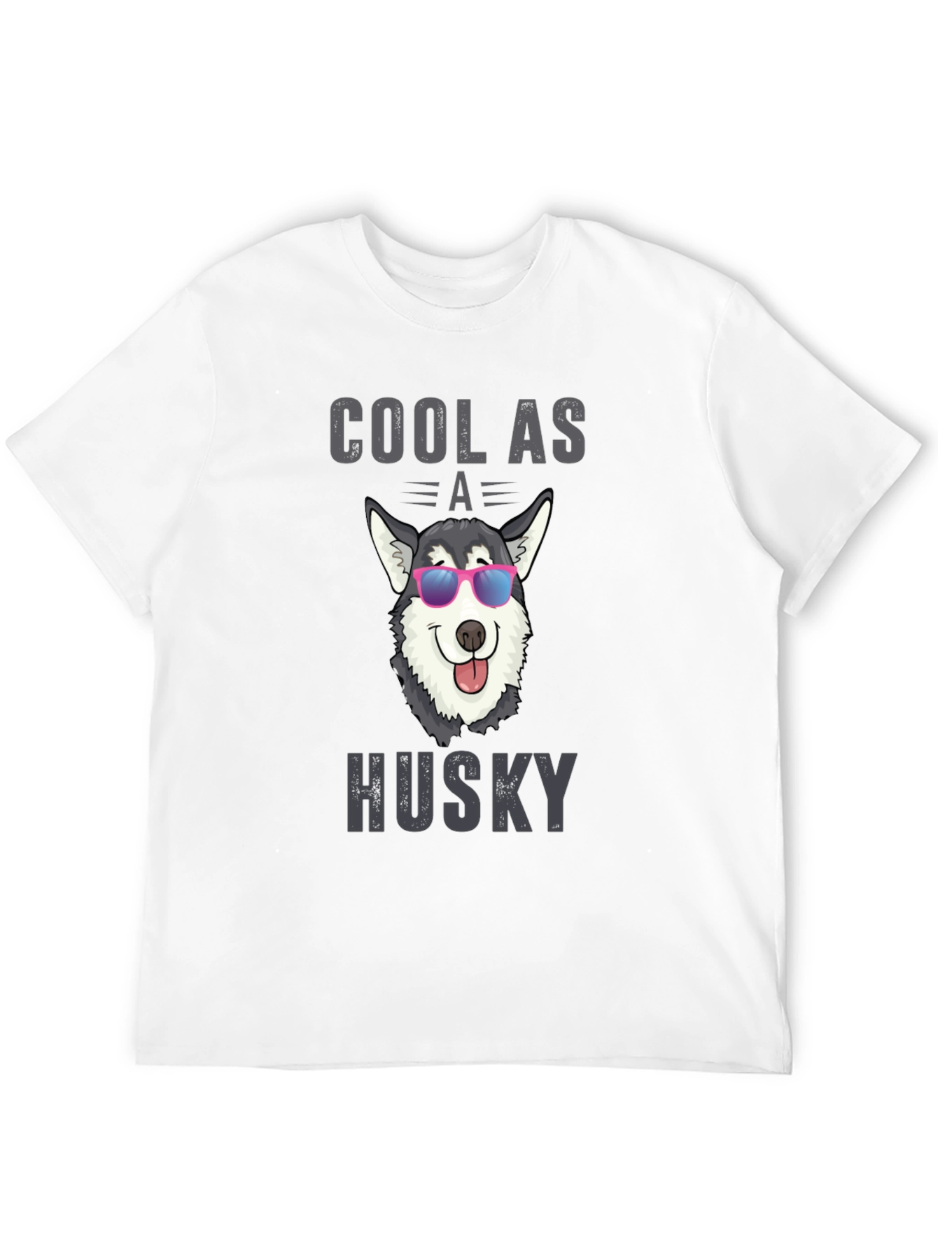 Black Cool as a Husky Graphic T-Shirt view 12