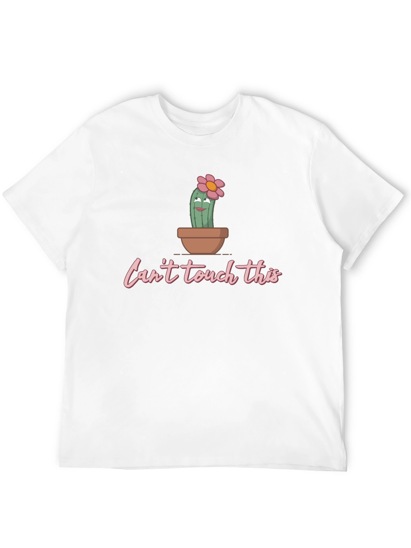Black Can't Touch This Cactus T-Shirt - Funny Graphic Tee view 12