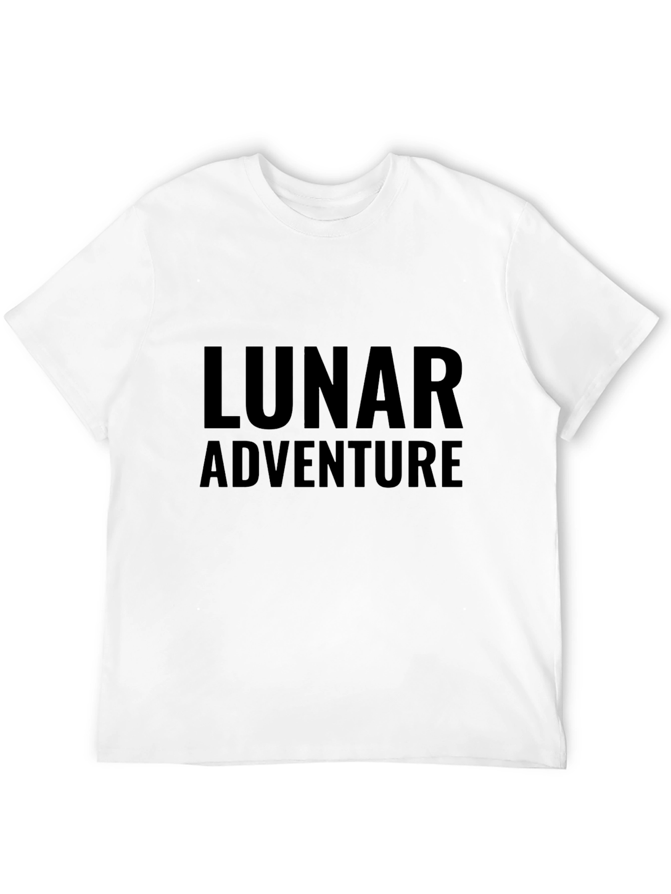Black Lunar Adventure Black T-Shirt view 12