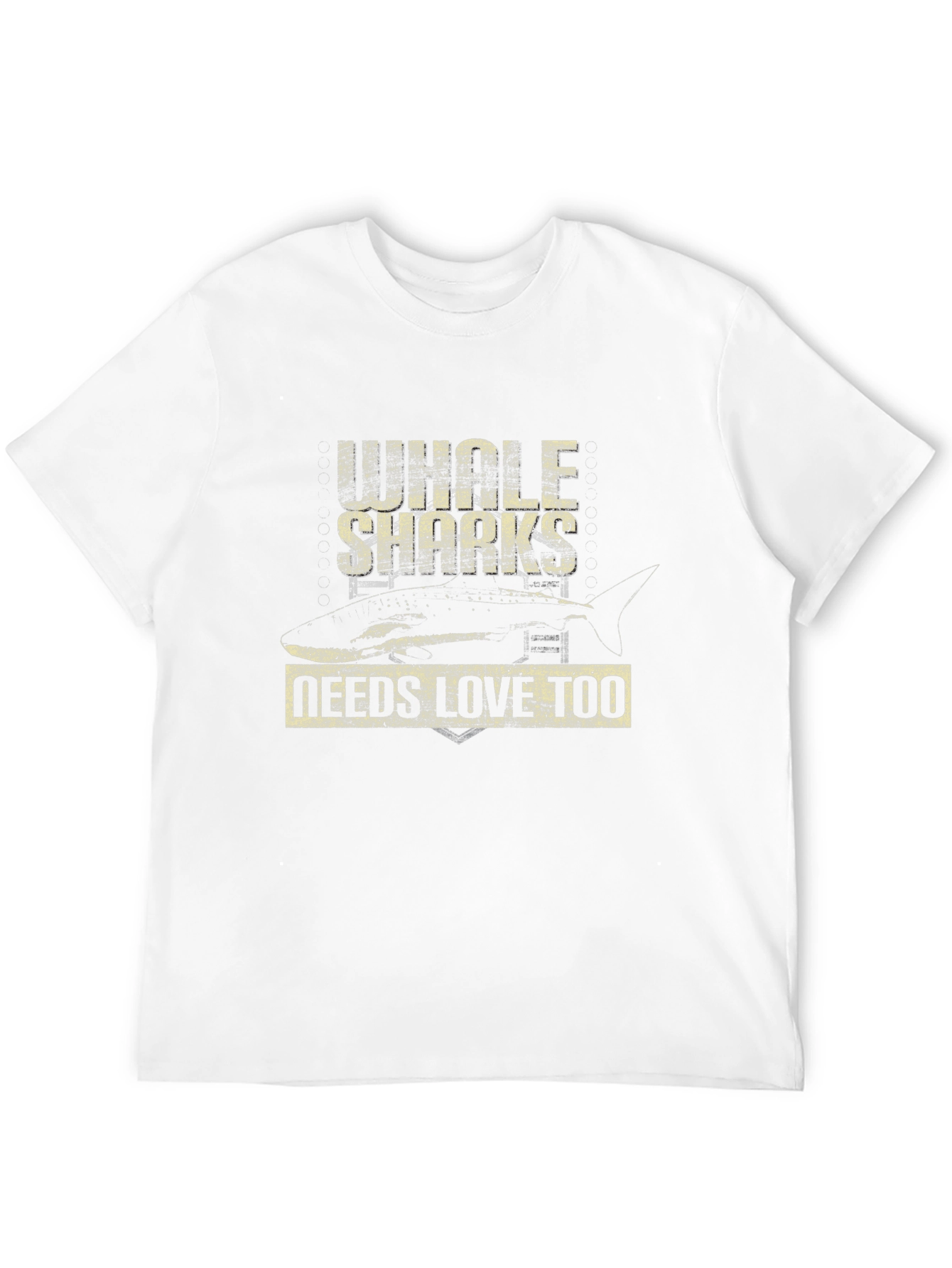 Black Whole Sharks Needs Love Too Graphic T-Shirt view 12