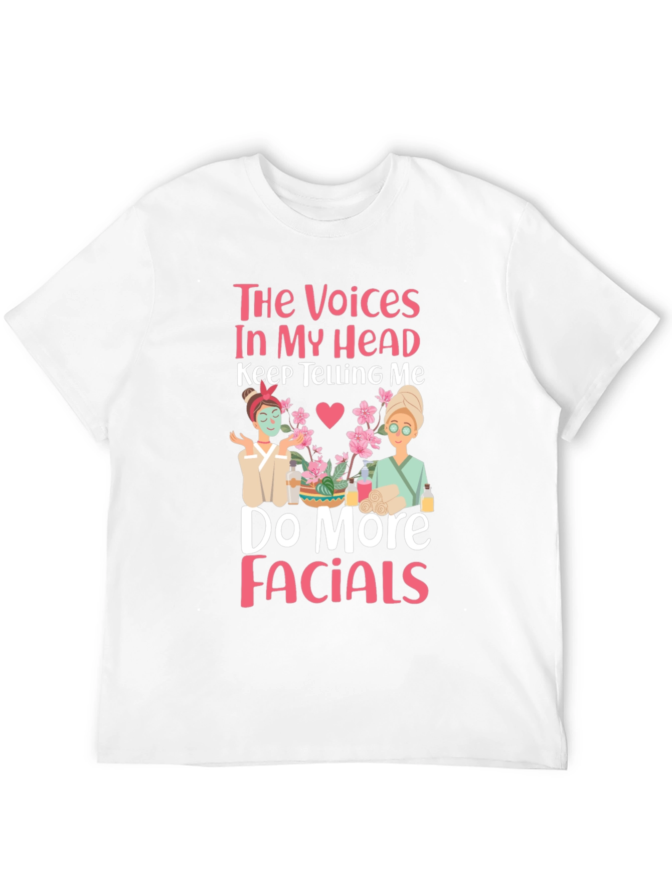 Black Voices in My Head Facials T-Shirt view 12