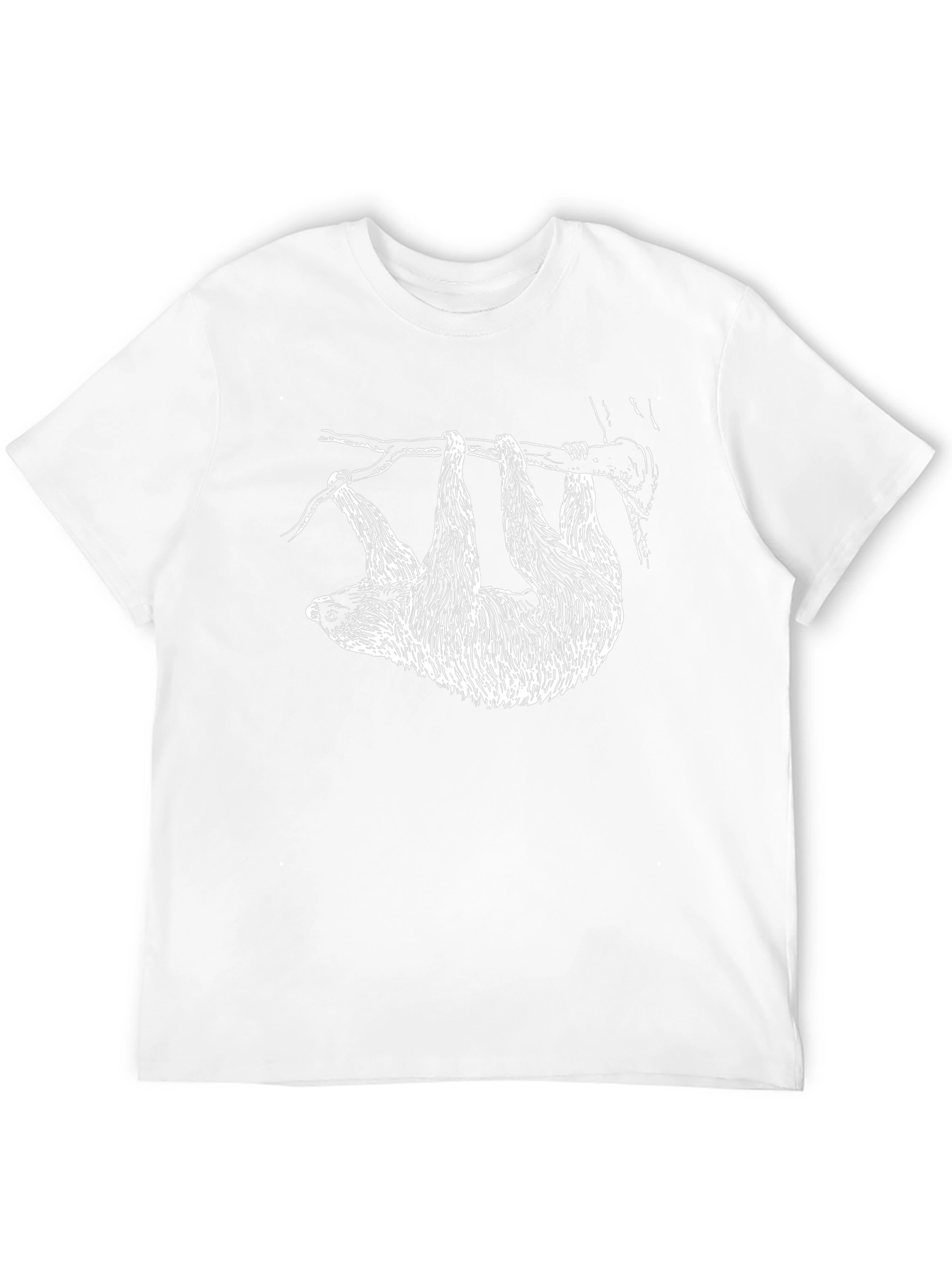 Black Sloth Graphic Black T-Shirt view 12