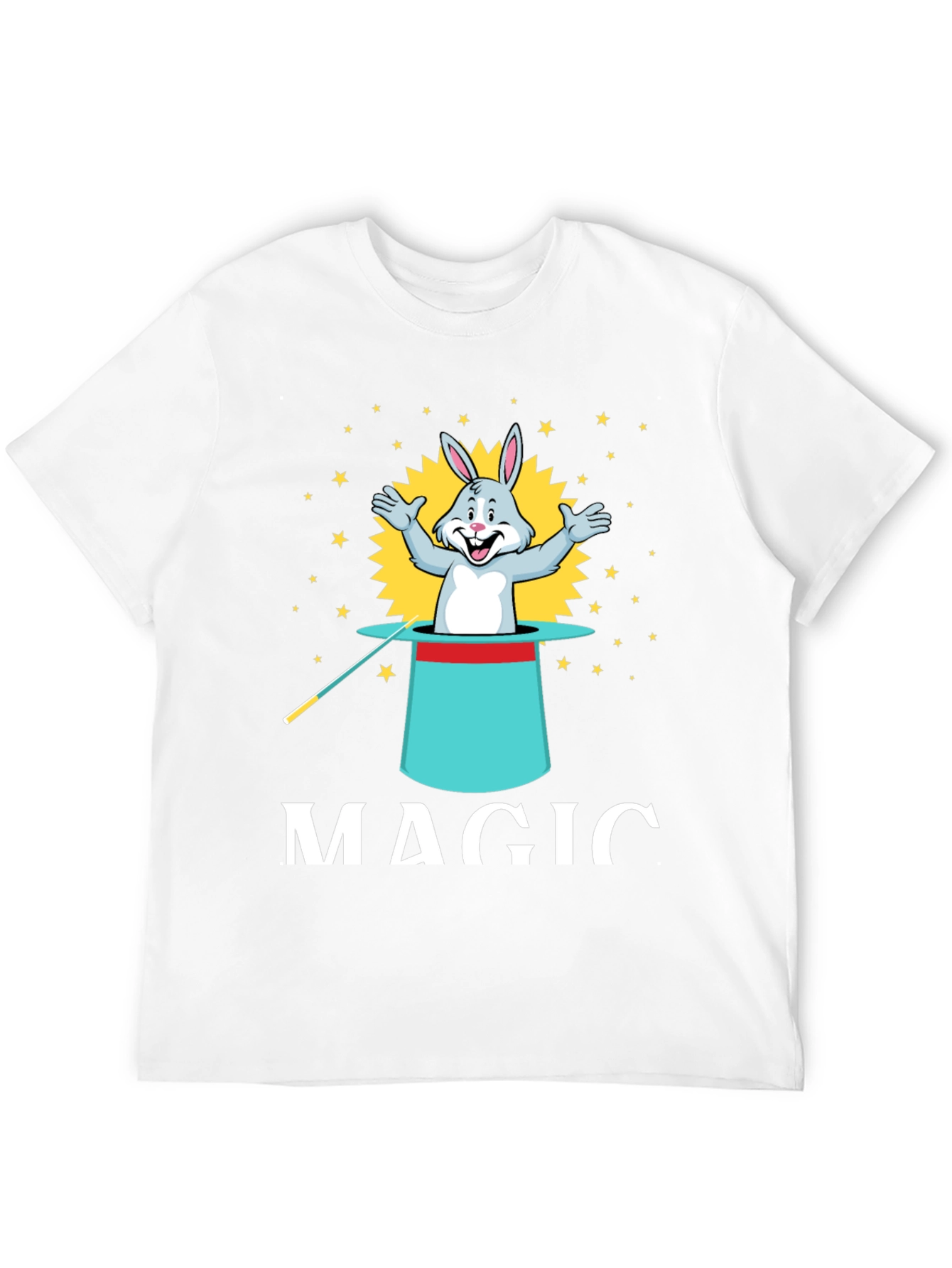 Black Magic Rabbit Tee - Illusionist Style view 12