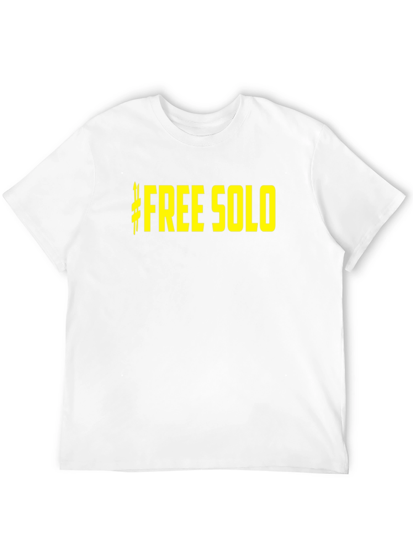Black Free Solo Black Cotton Graphic Tee view 12