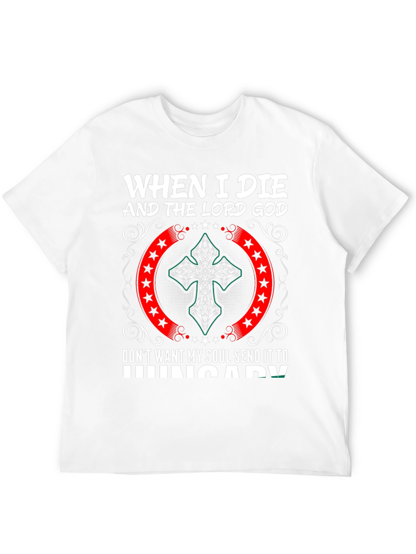 Black Funny Hungary T-Shirt - When I Die view 12