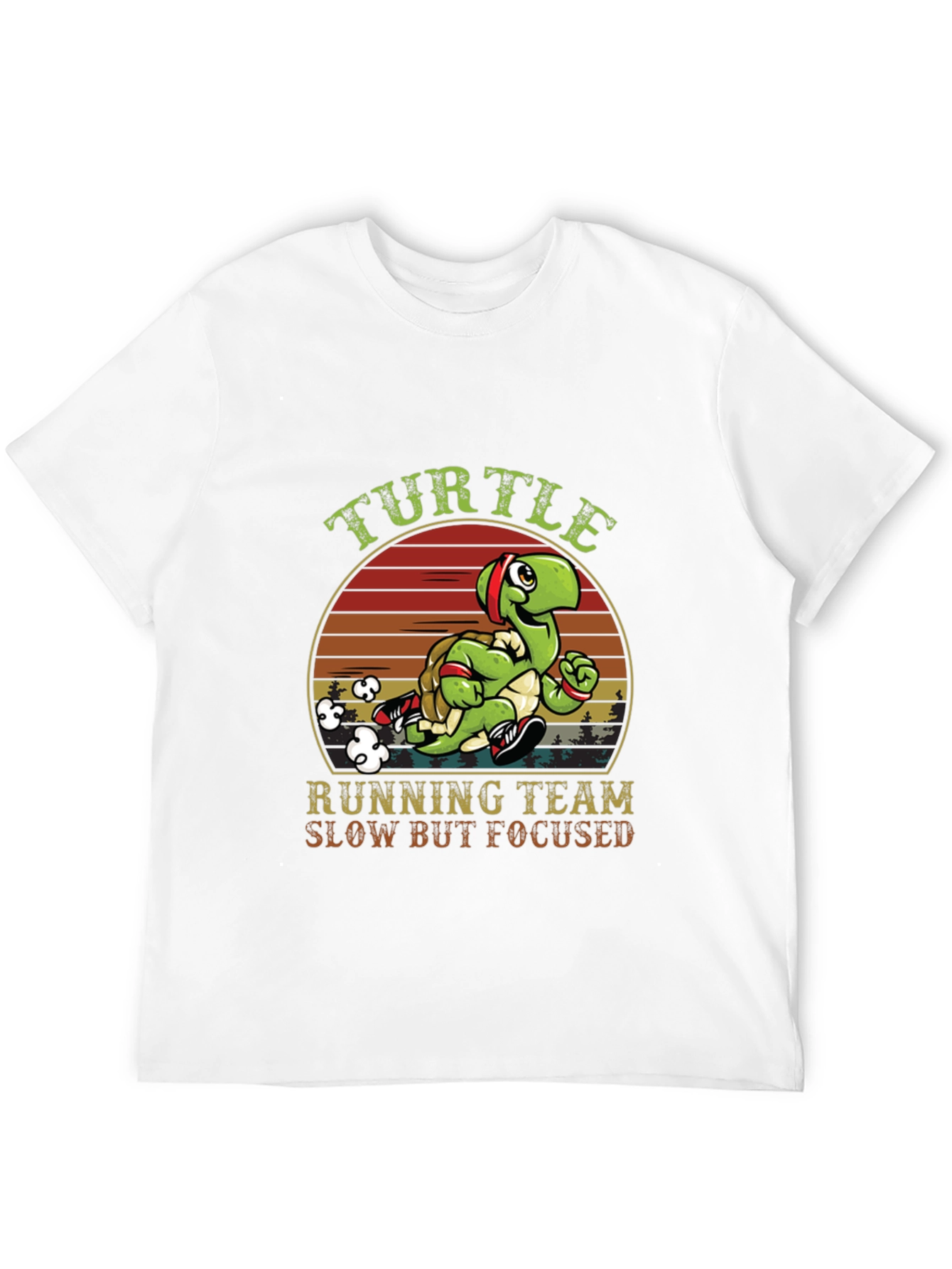 Black Turtle Running Team T-Shirt view 12