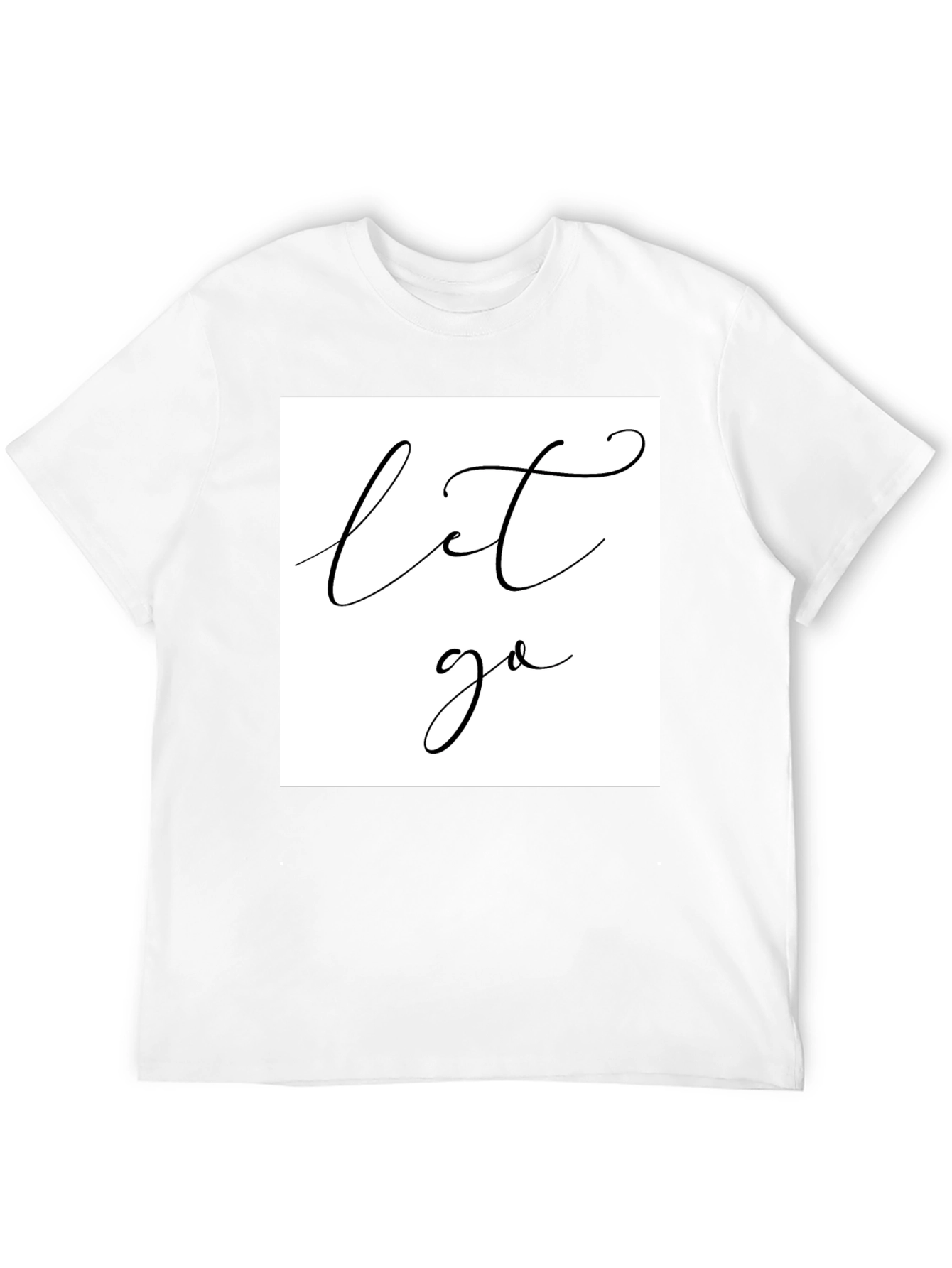 Black Let Go Graphic Tee - Black view 12