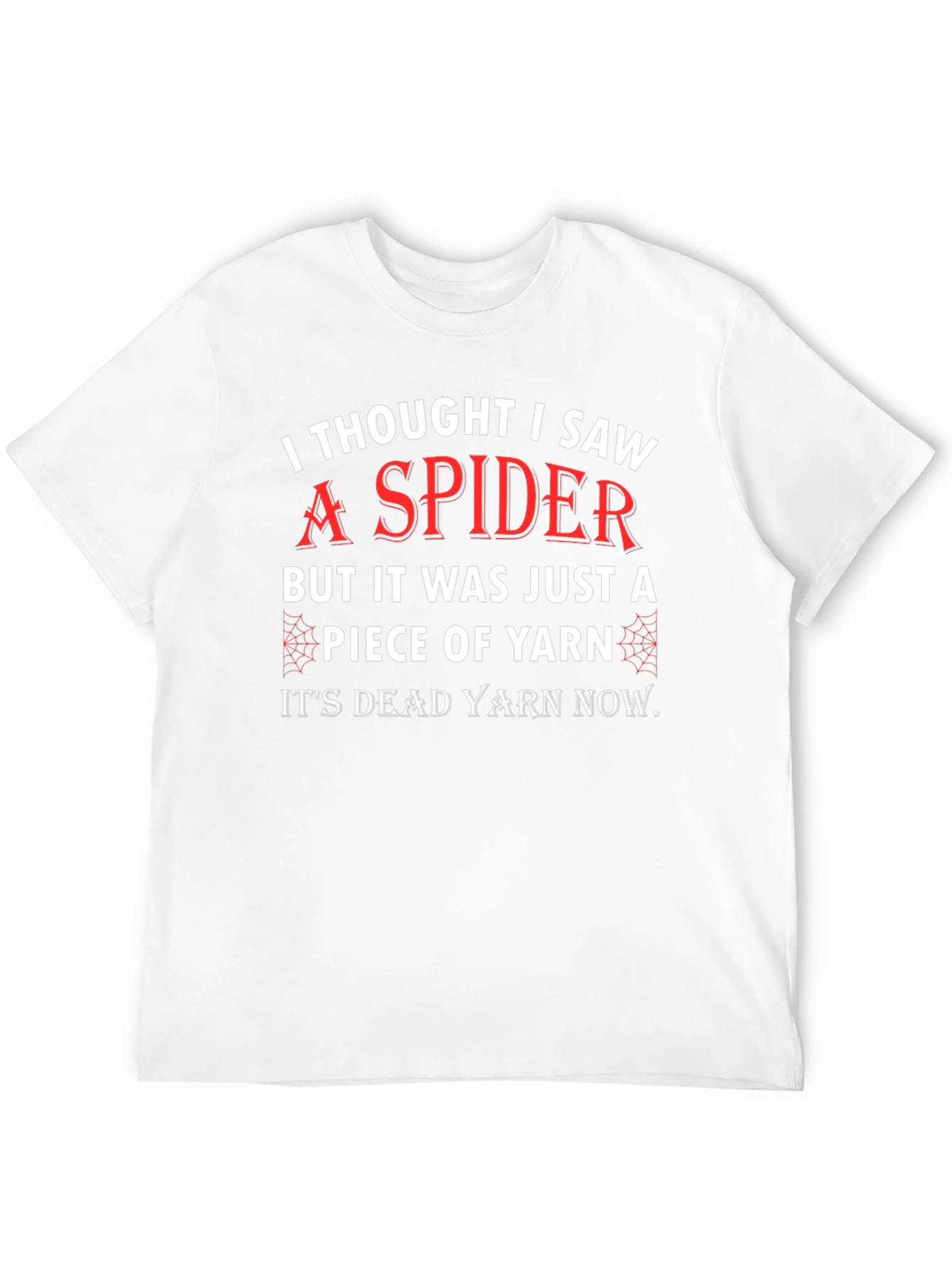 Black Funny Spider Yarn T-Shirt view 12