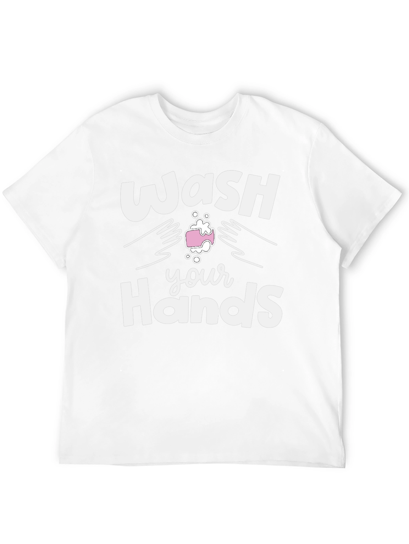 Black Wash Your Hands Graphic Tee view 12