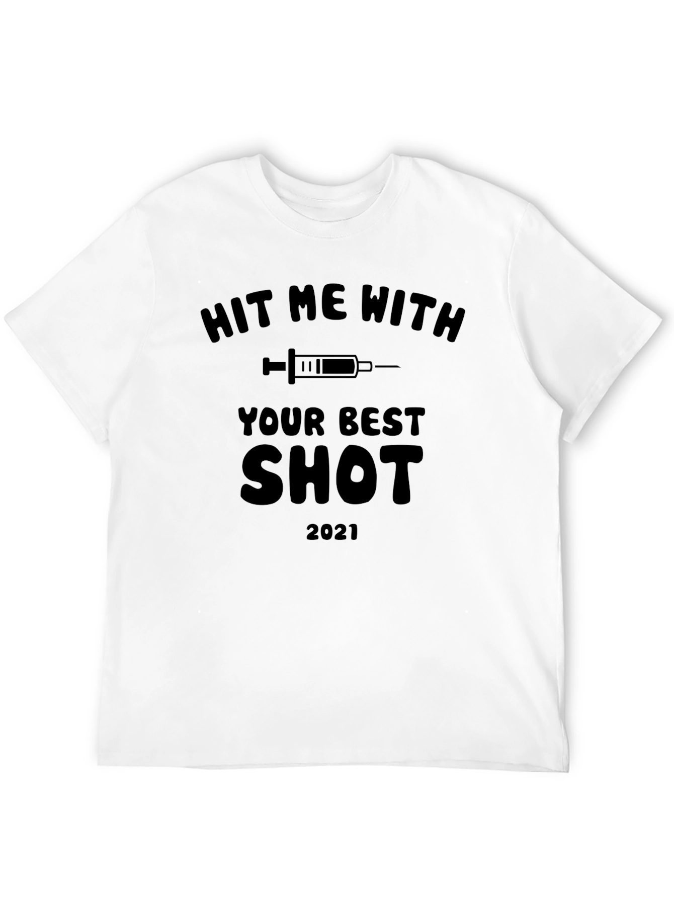 Black Hit Me With Your Best Shot 2021 Graphic Tee view 12
