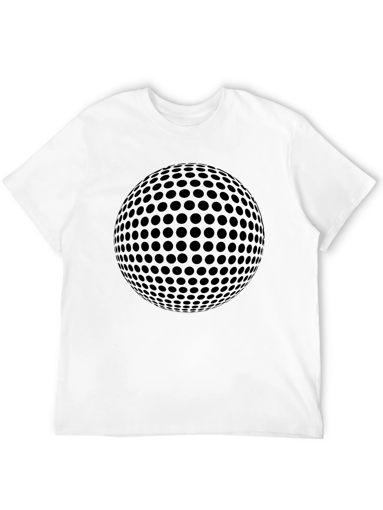 Golf Ball Graphic Black Tee - 12