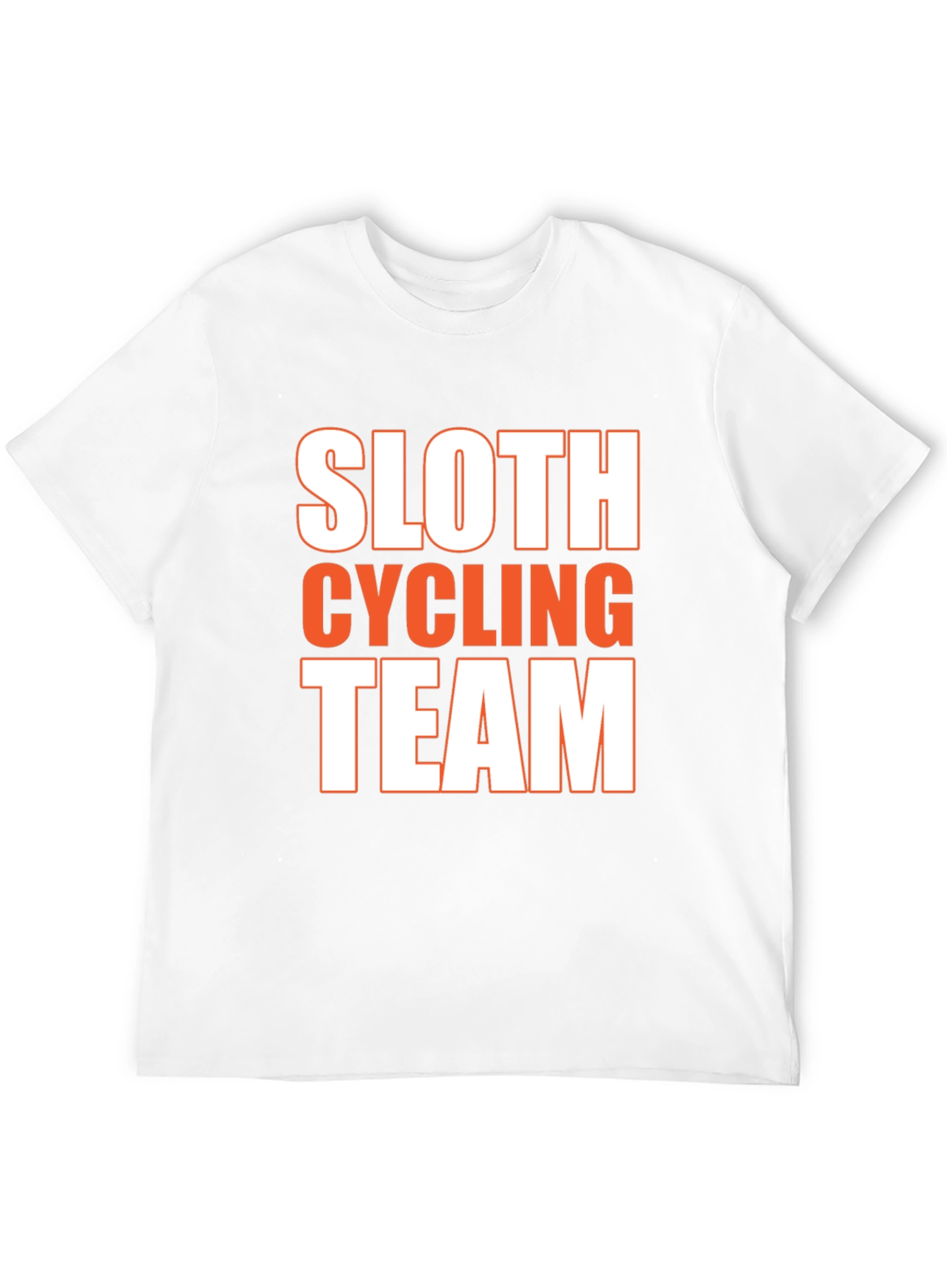 Black Sloth Cycling Team Funny Graphic T-Shirt view 12