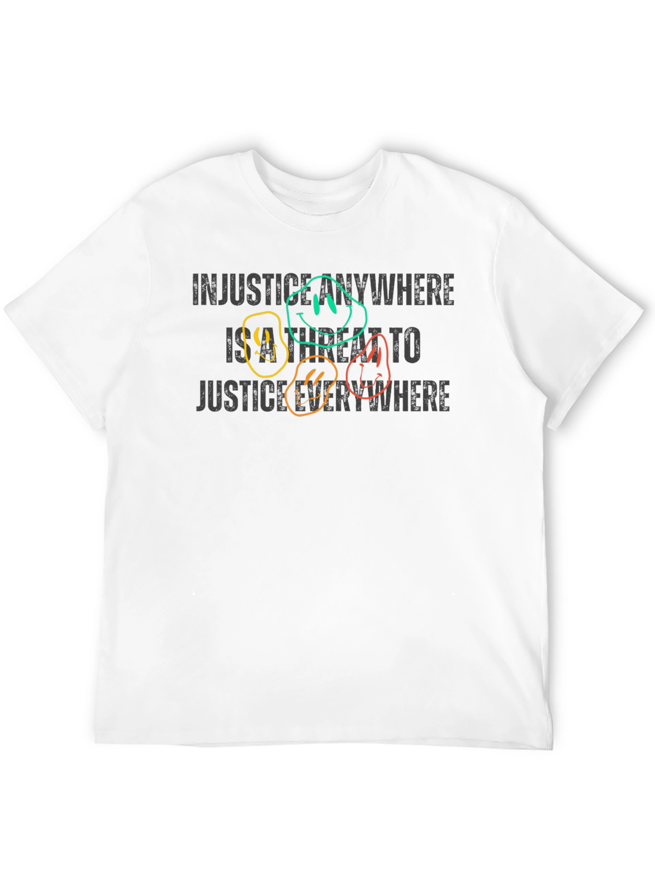 Black Injustice Anywhere T-Shirt | Unisex Soft Cotton Tee view 12