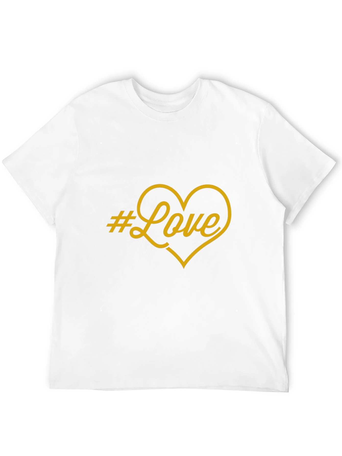 Black #Love Heart Graphic Print Black T-Shirt view 12