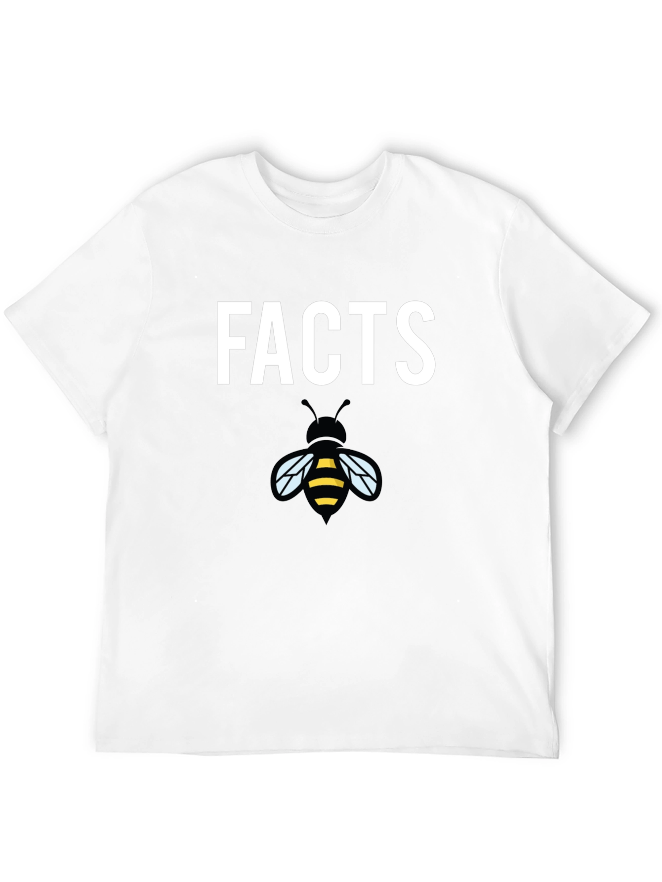 Black Facts Bee T-Shirt - Funny Graphic Tee for Men view 12