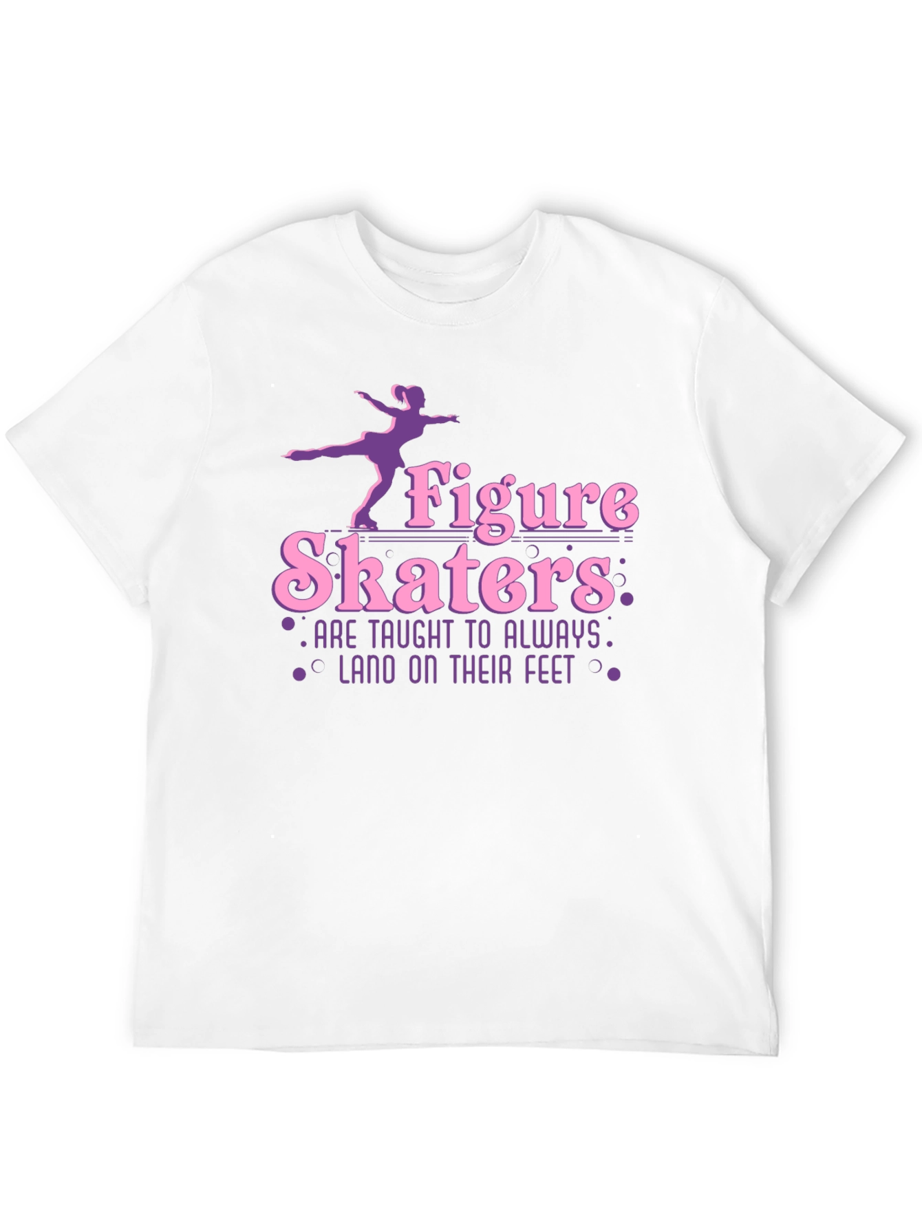 Black Figure Skaters T-Shirt - Land on Your Feet view 12