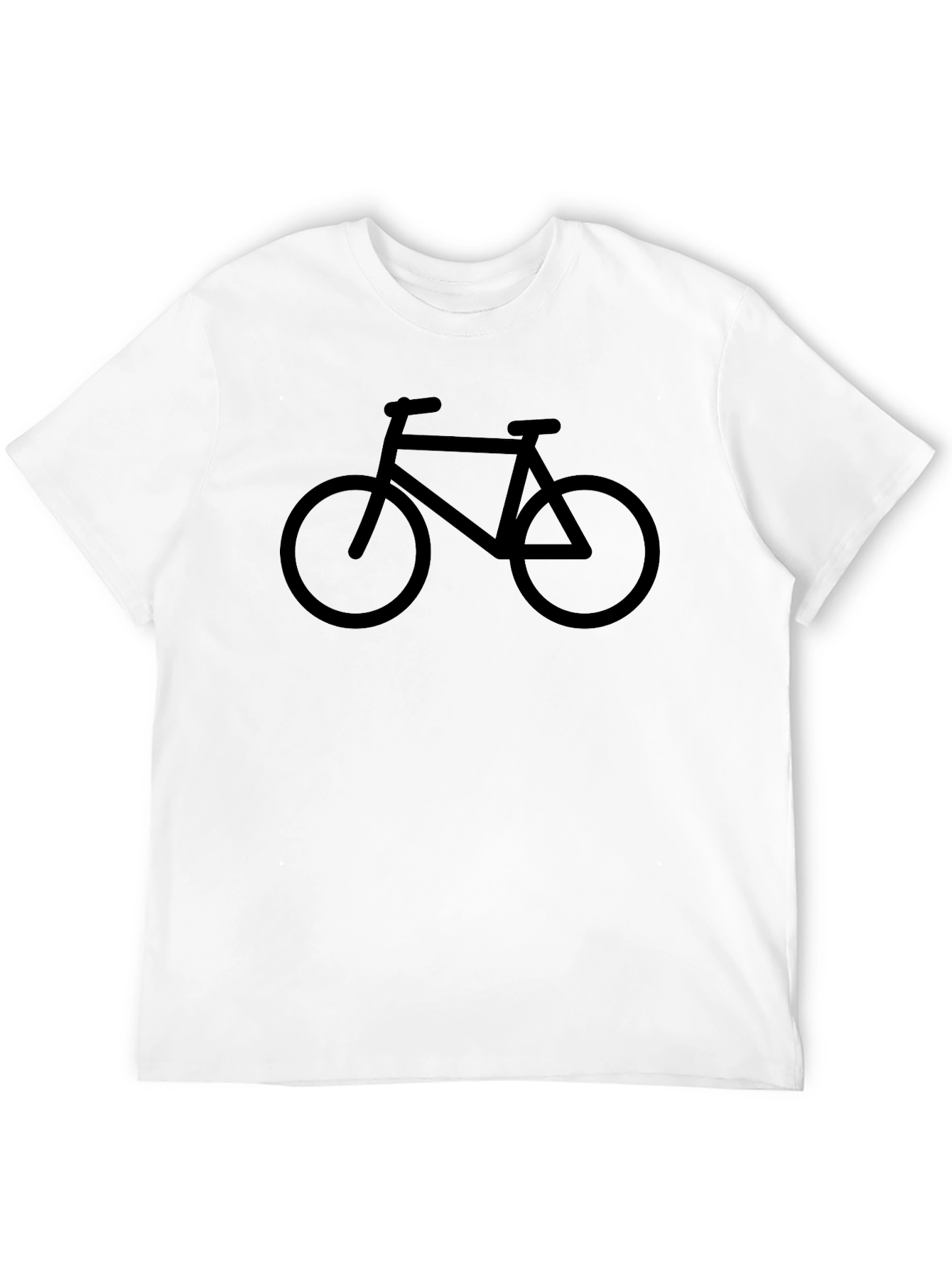 Black Men's Black Bicycle Graphic Tee view 12