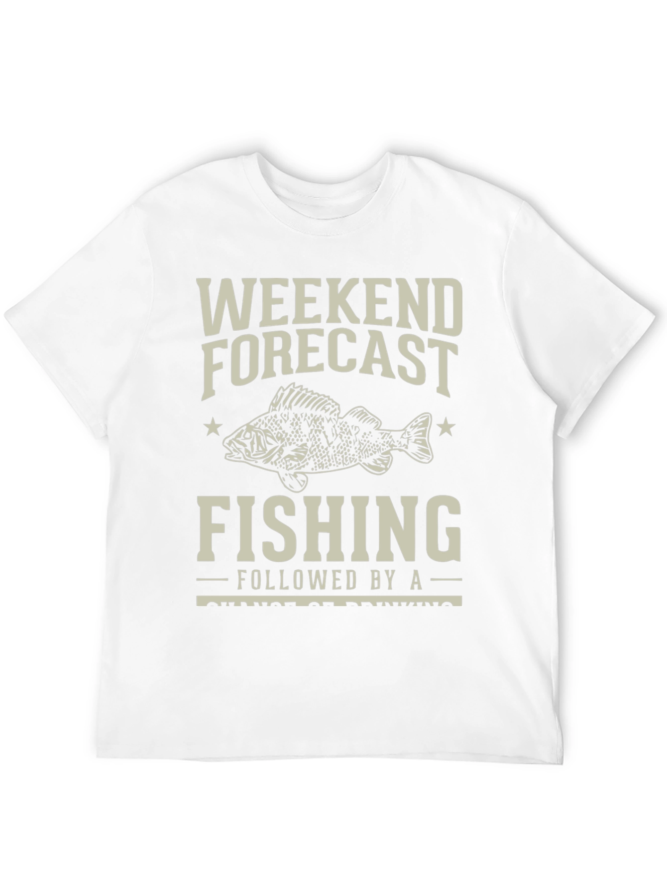 Black Weekend Forecast Fishing T-Shirt view 12