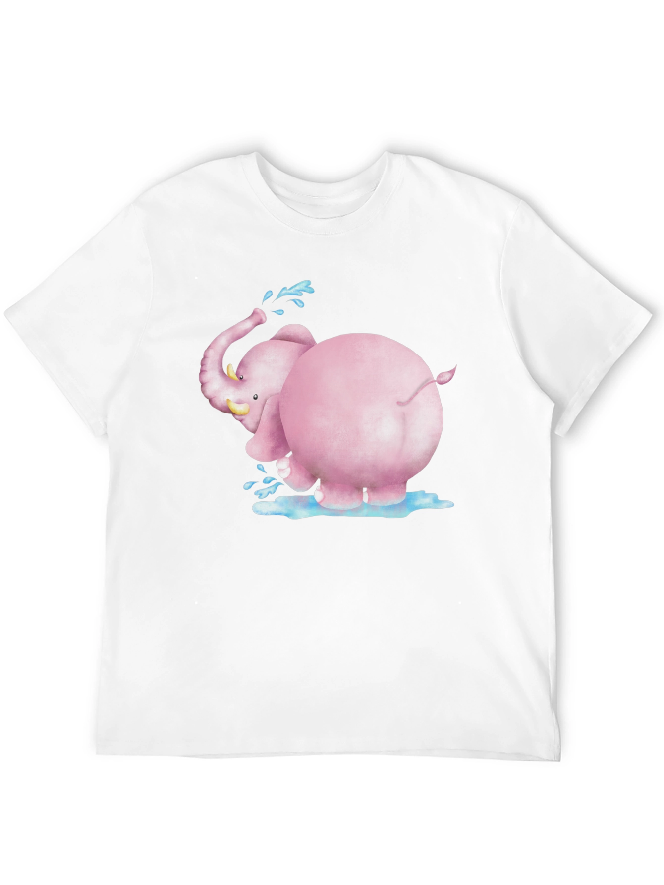 Black Pink Elephant Graphic Tee - Fun & Unique Design view 12