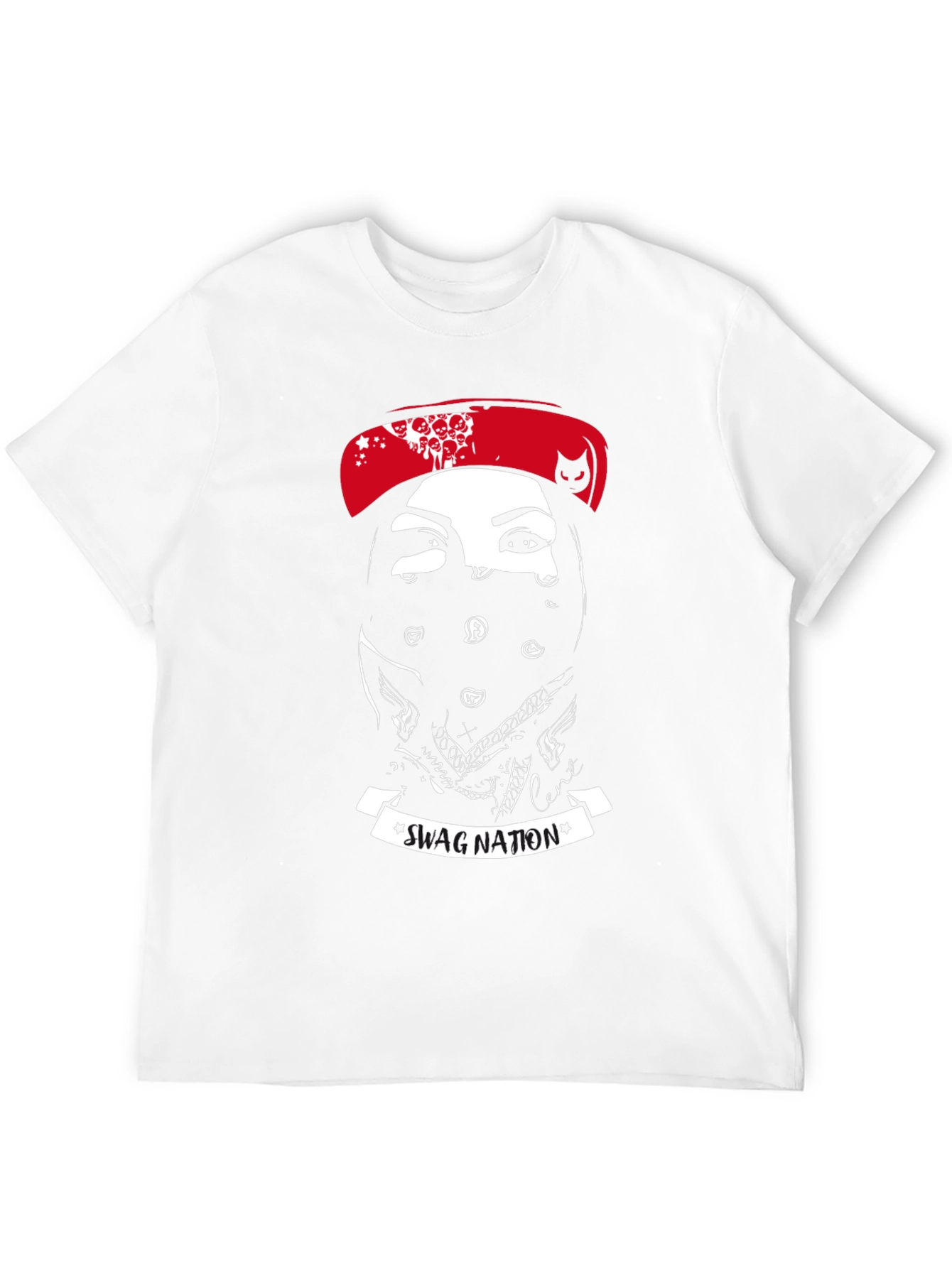 Black Swag Nation Graphic Tee - Men's Black T-Shirt view 12