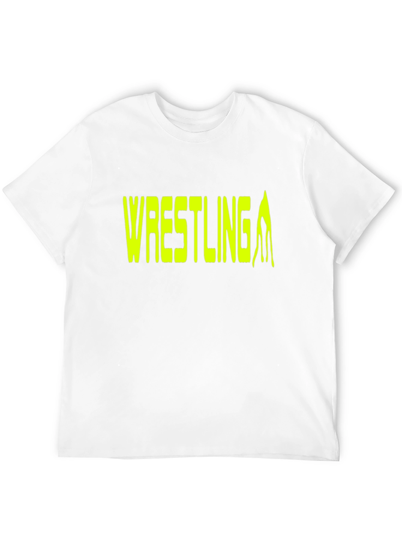 Black Wrestling Graphic T-Shirt - Black view 12