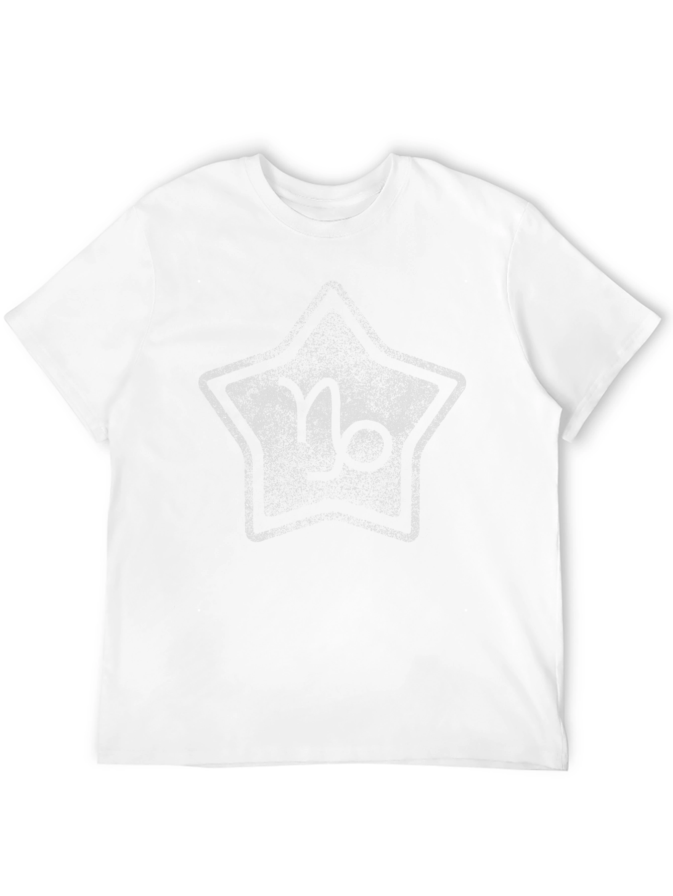 Black Capricorn Zodiac Star Black T-Shirt view 12