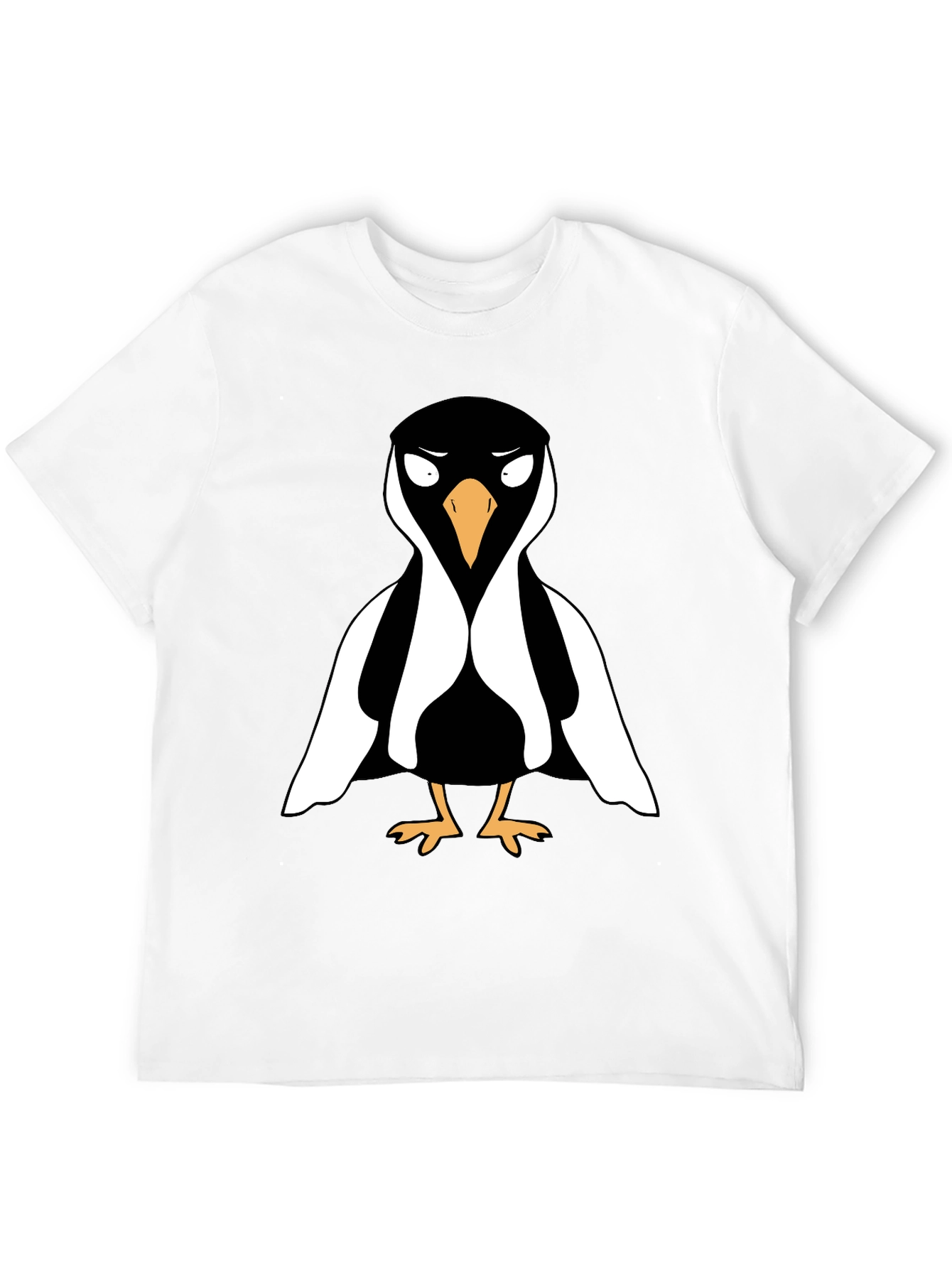 Black Cool Penguin Graphic Tee - Black T-Shirt view 12