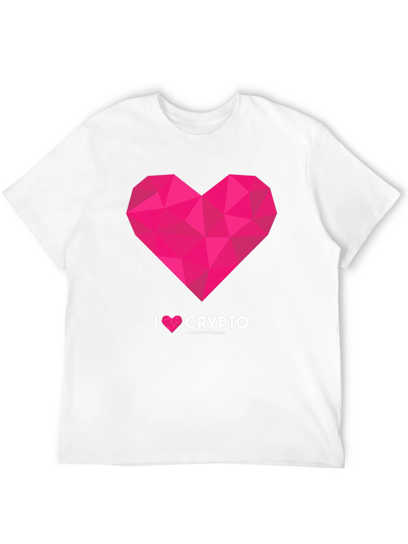 Black I Heart Crypto Black Graphic Tee view 12