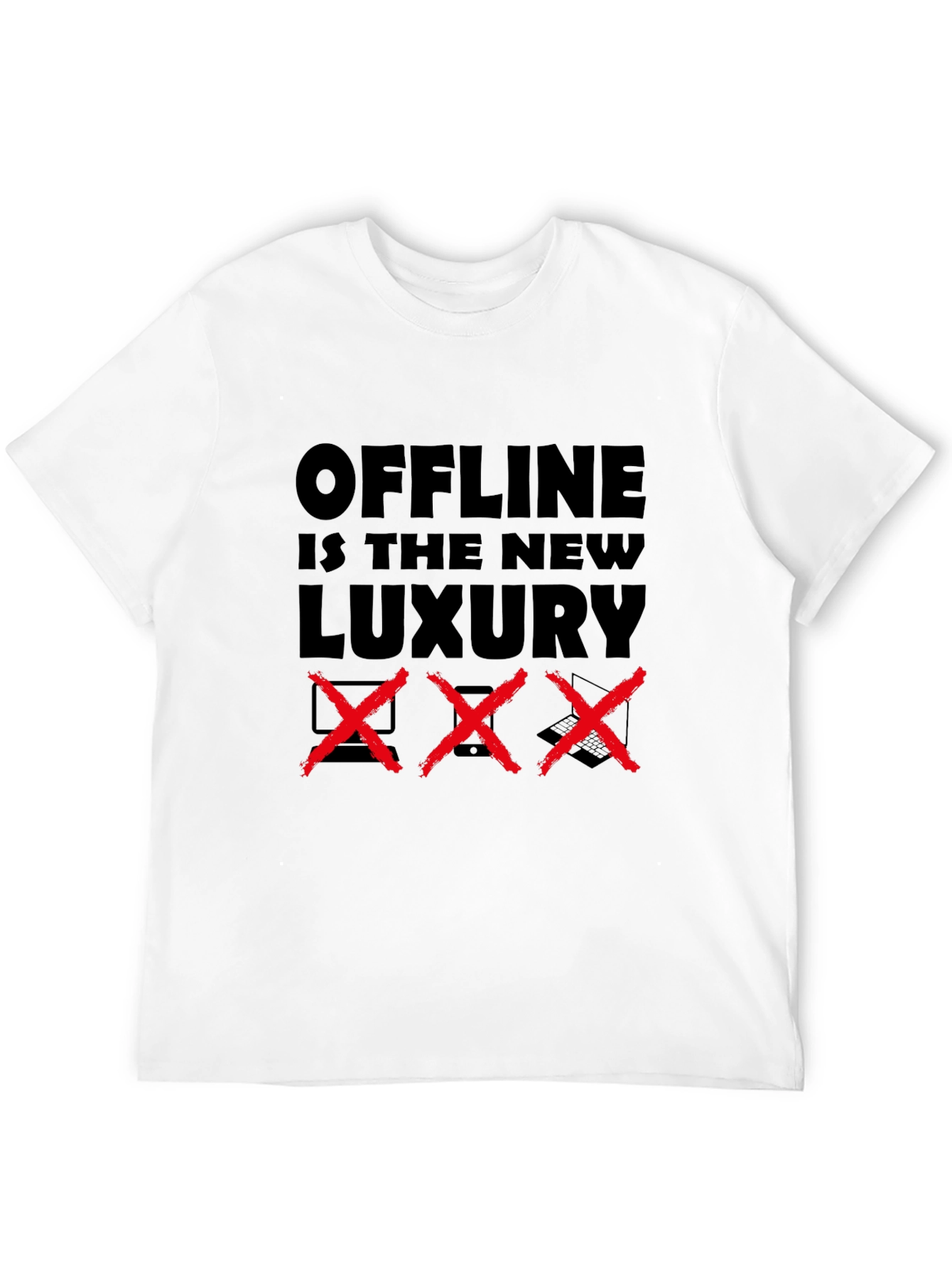 Black Offline is the New Luxury Graphic Tee view 12