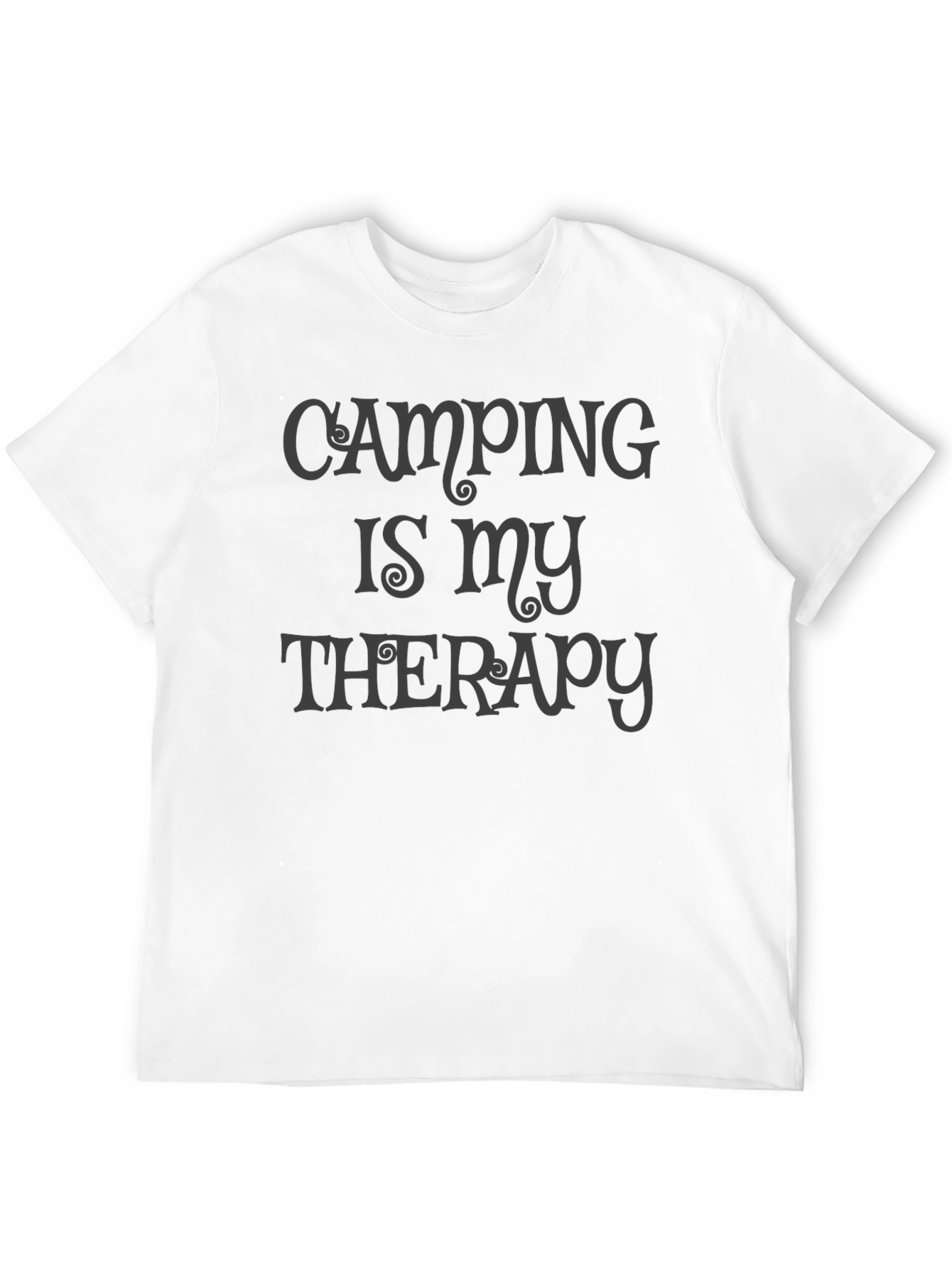 Black Camping is My Therapy T-Shirt view 12