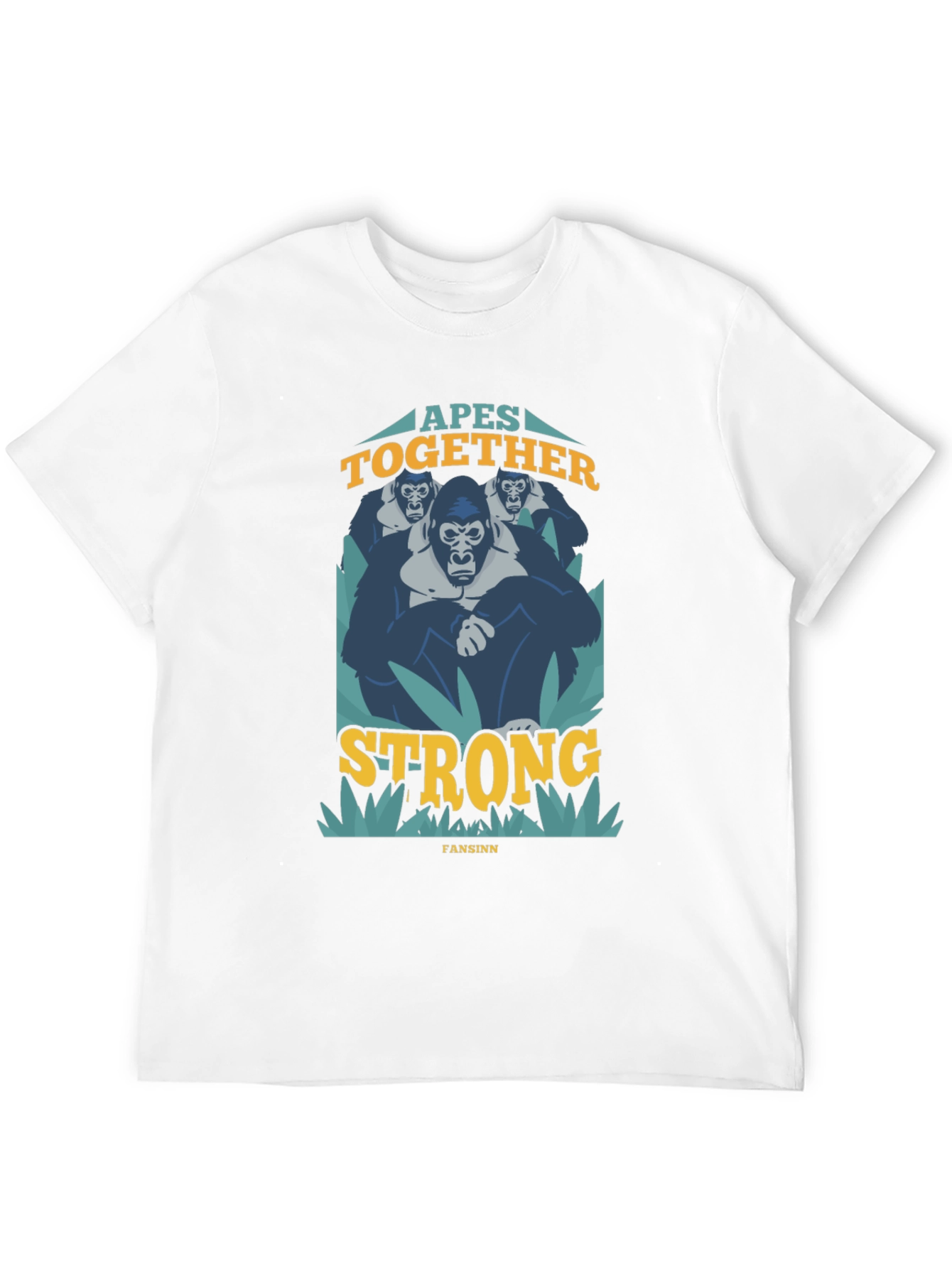 Black Apes Together Strong Graphic T-Shirt view 12