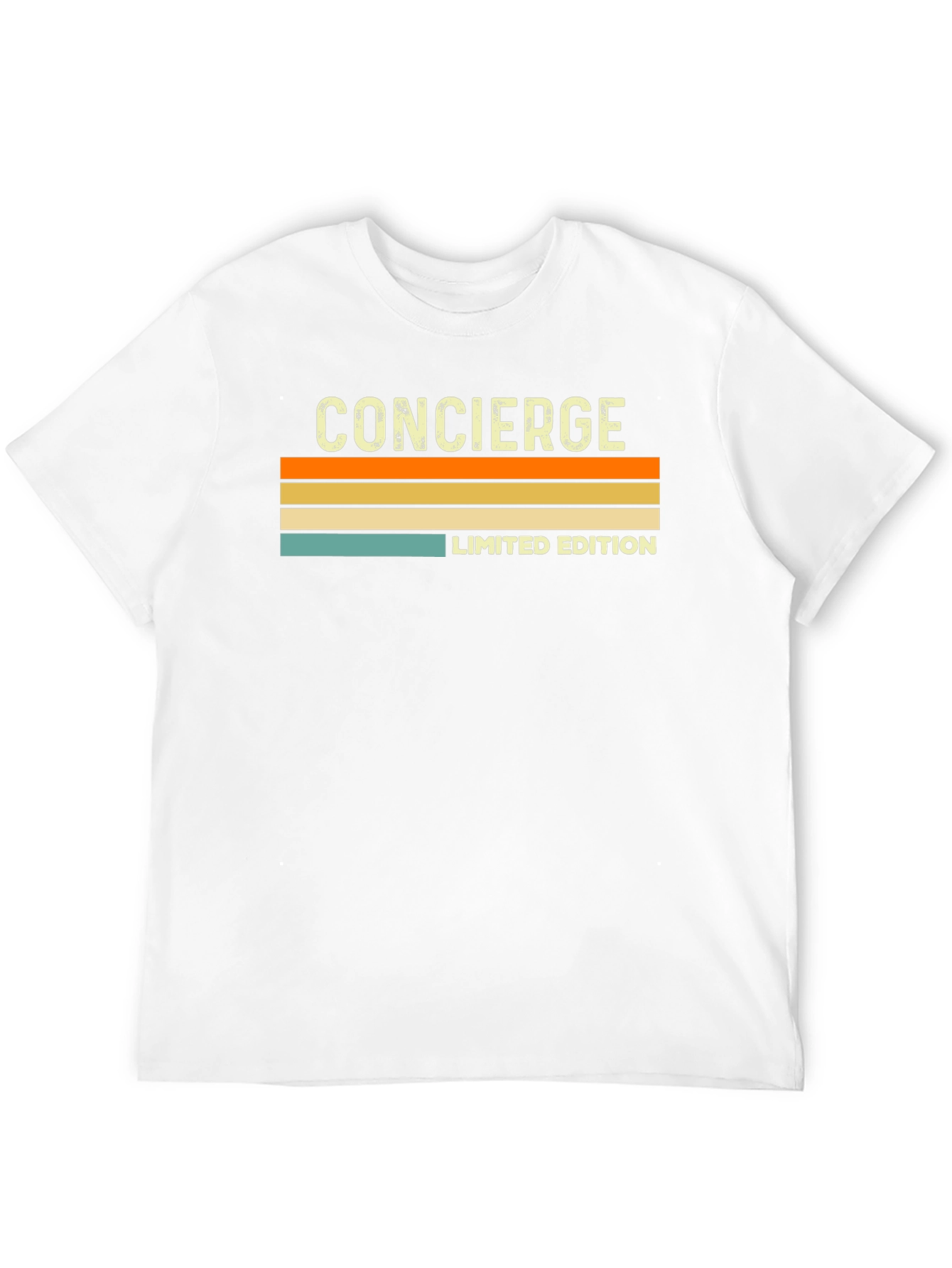 Black Concierge Limited Edition Vintage Style T-Shirt view 12