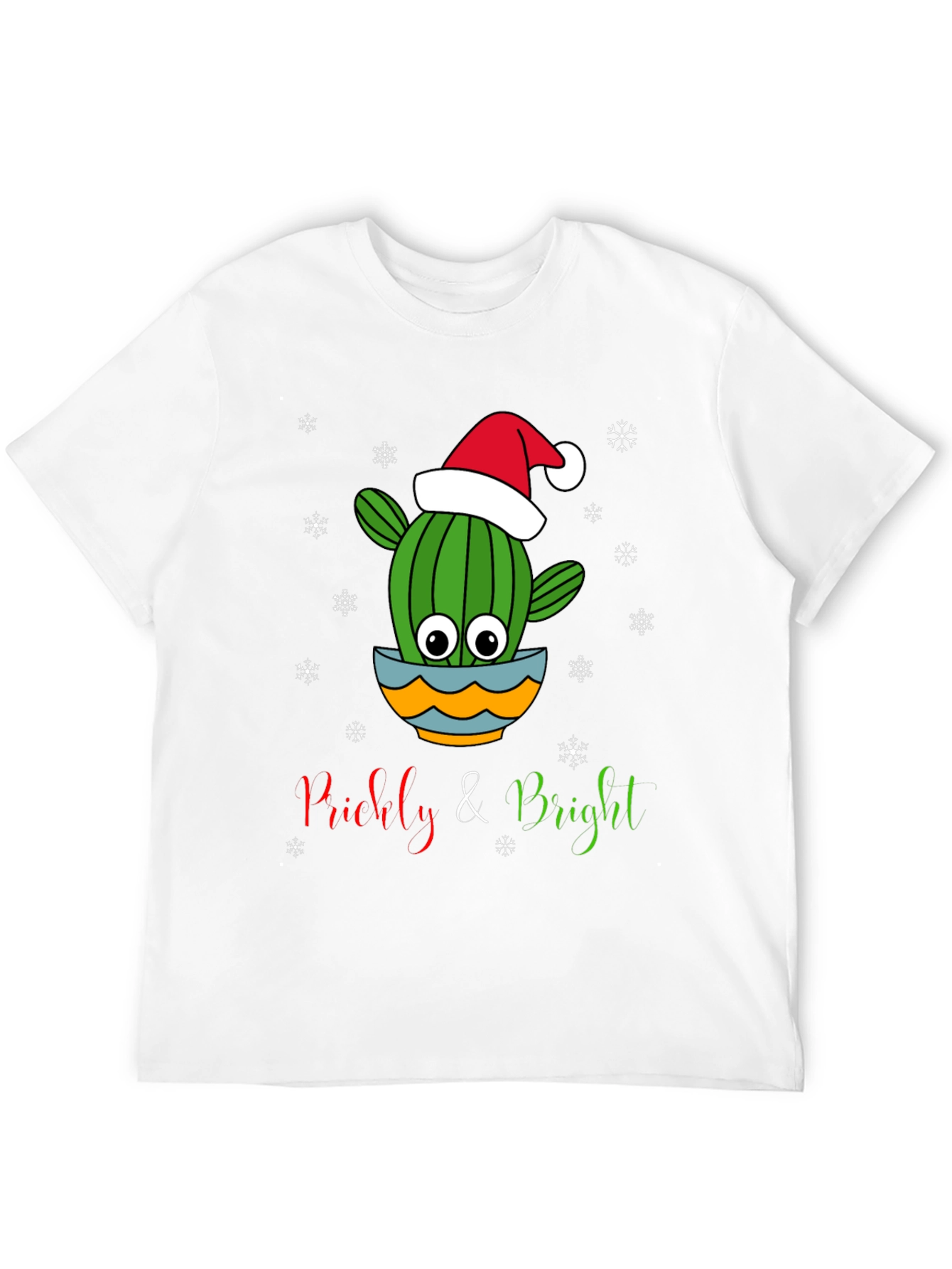 Prickly & Bright Christmas Cactus Graphic Tee - 12