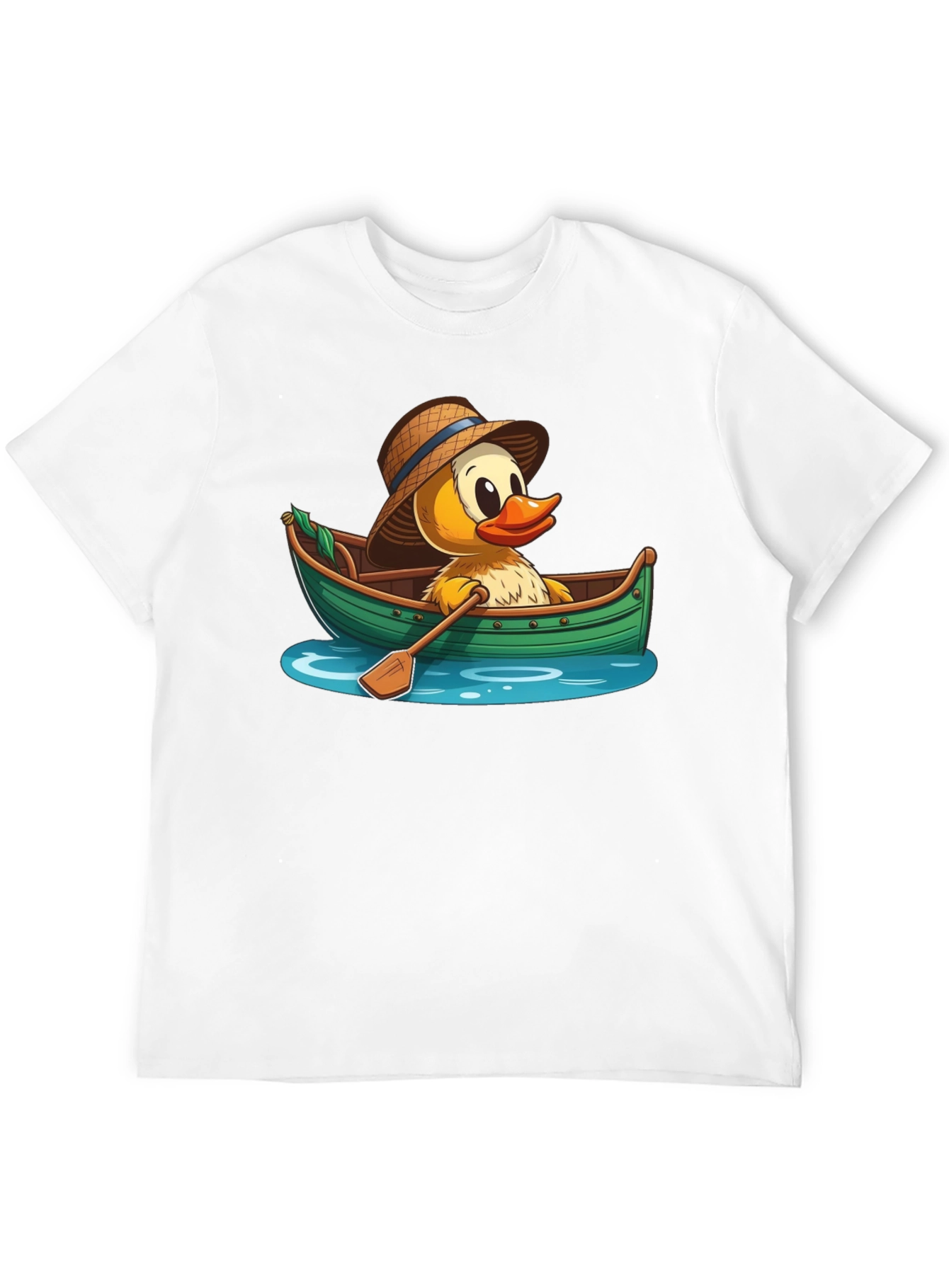 Black Duck in Boat Graphic T-Shirt view 12