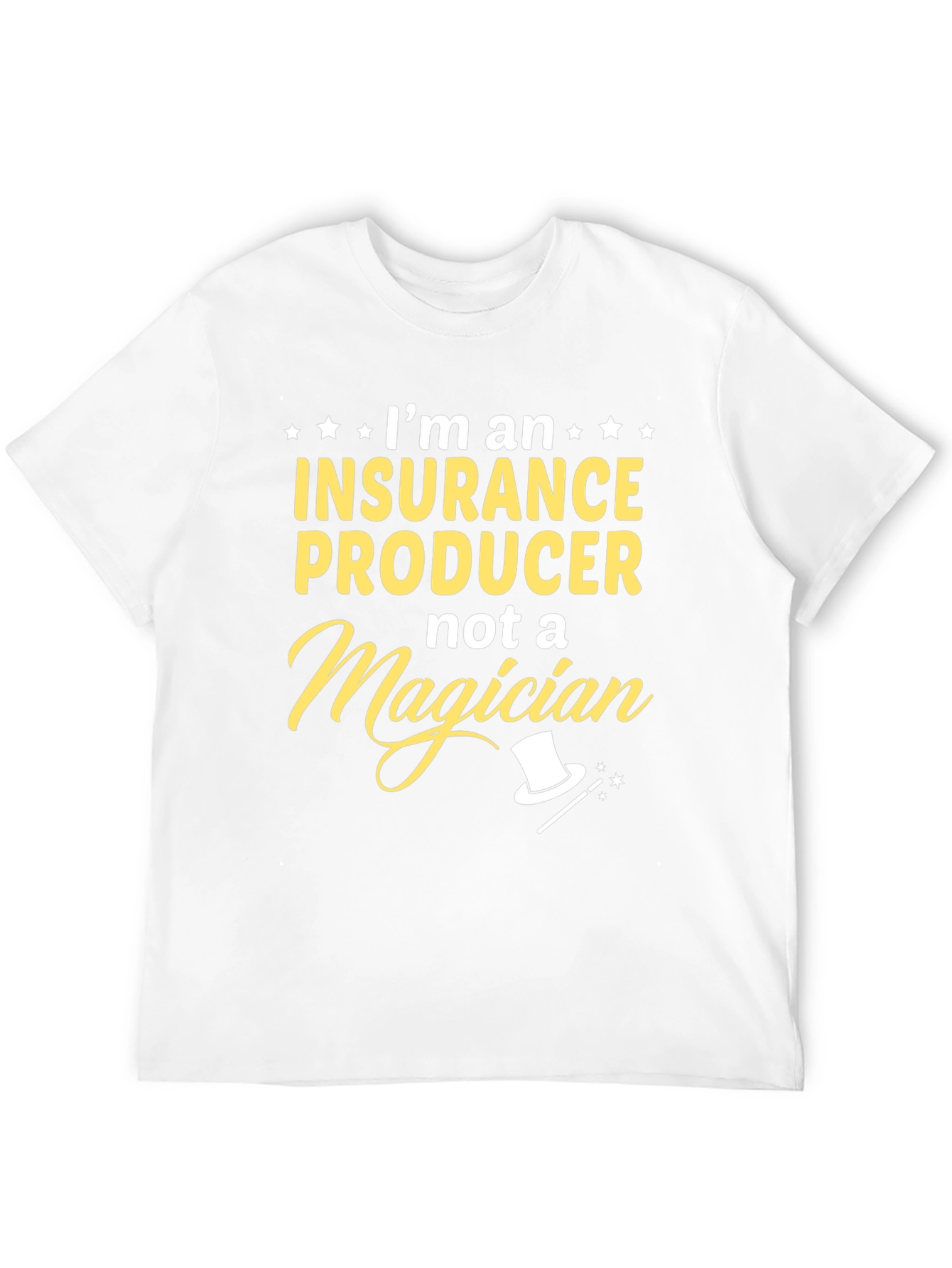 Black Insurance Producer Funny T-Shirt view 12