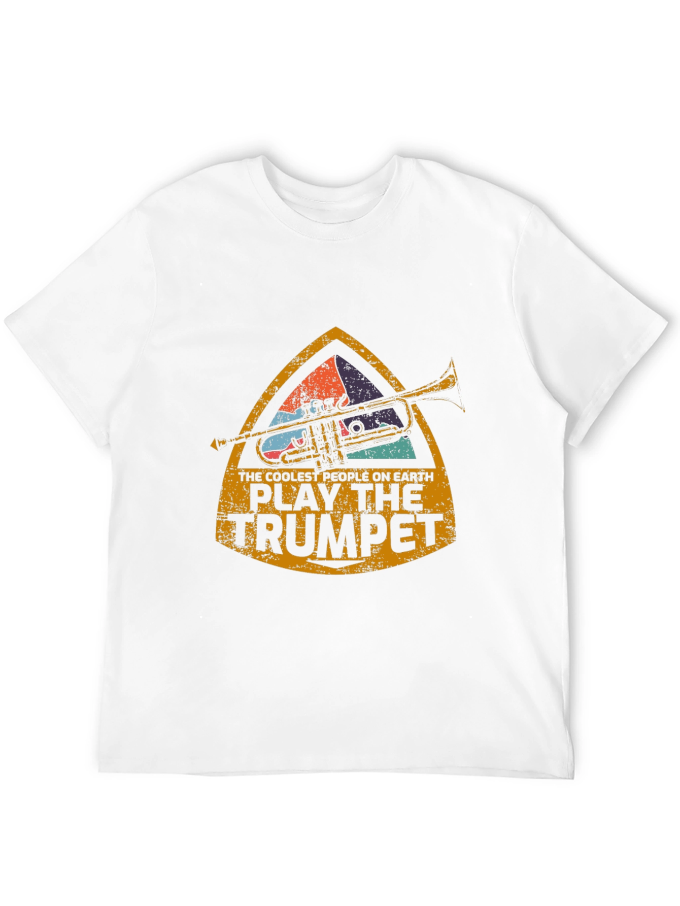 Black Coolest Trumpet Player T-Shirt view 12