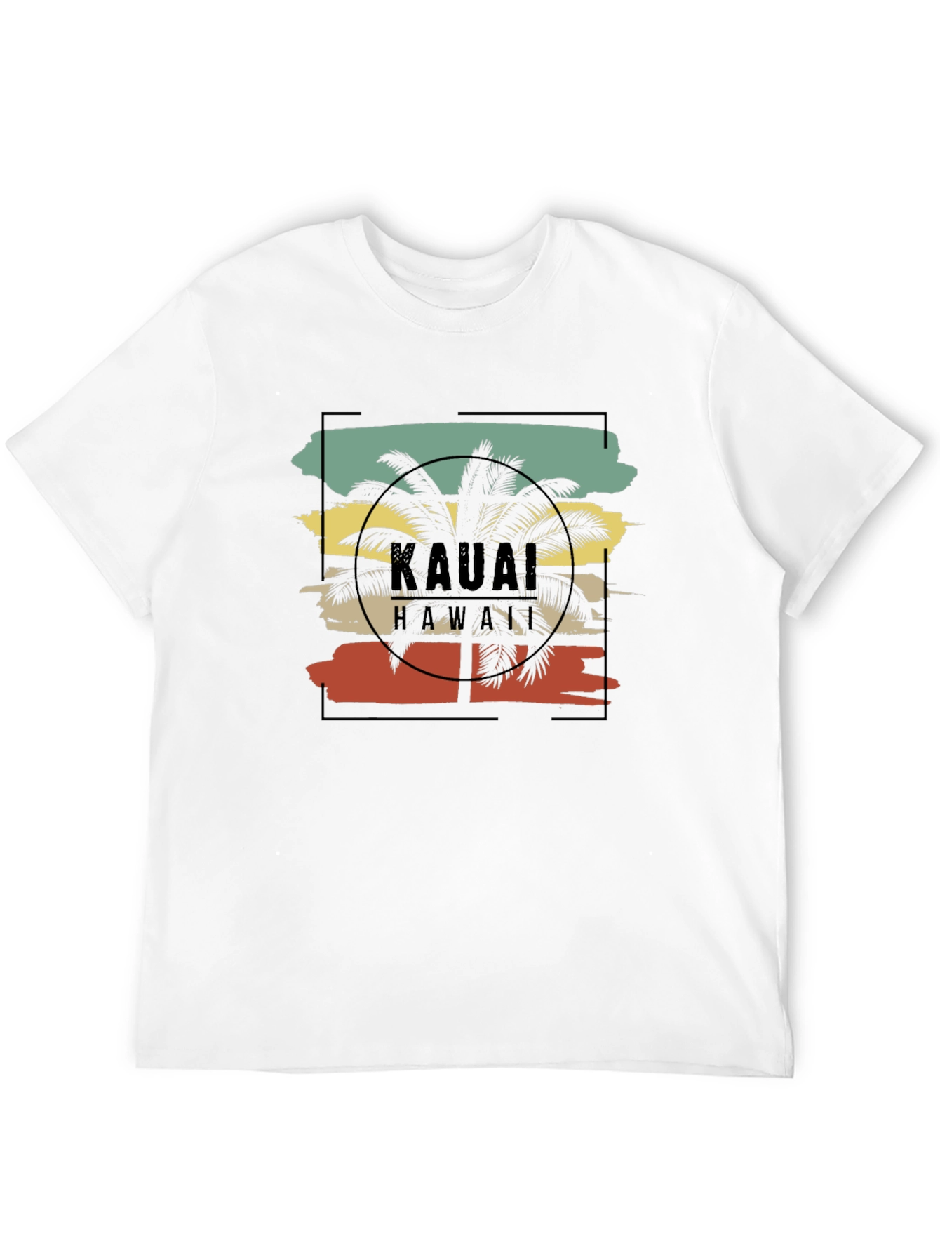 Black Kauai Hawaii Palm Tree T-Shirt view 12