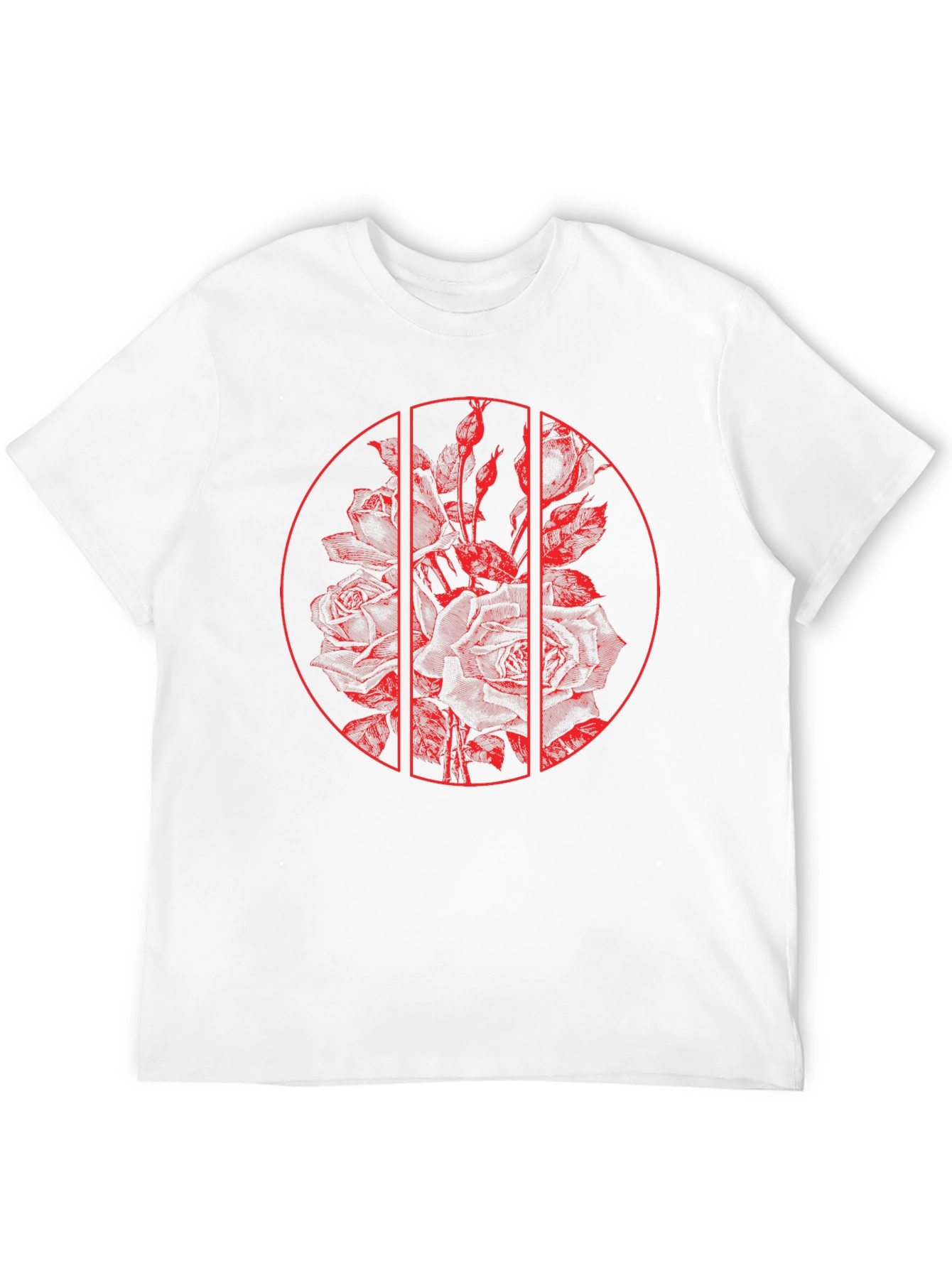 Black Rose Graphic Print Black T-Shirt view 12