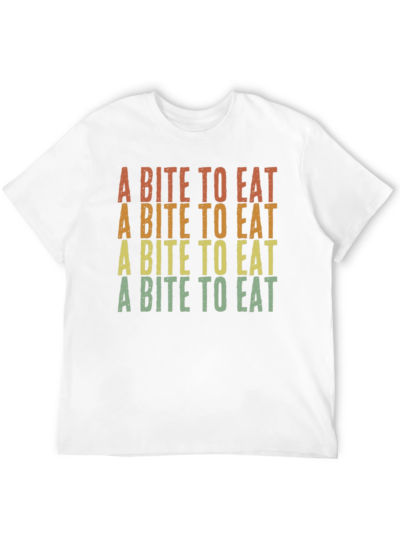 Black A Bite To Eat Retro Graphic T-Shirt view 12