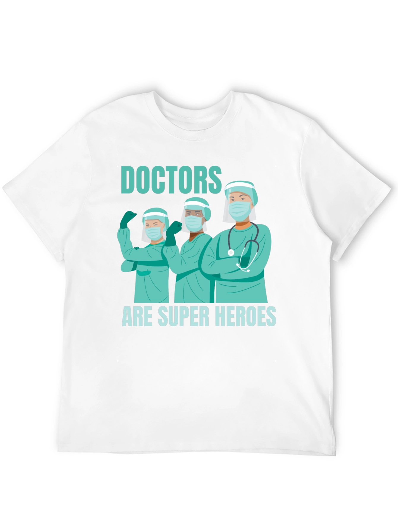 Black Doctors Are Super Heroes T-Shirt view 12