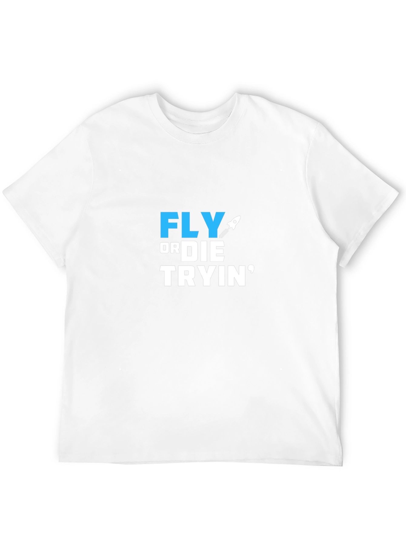 Black Fly or Die Tryin' Graphic T-Shirt view 12