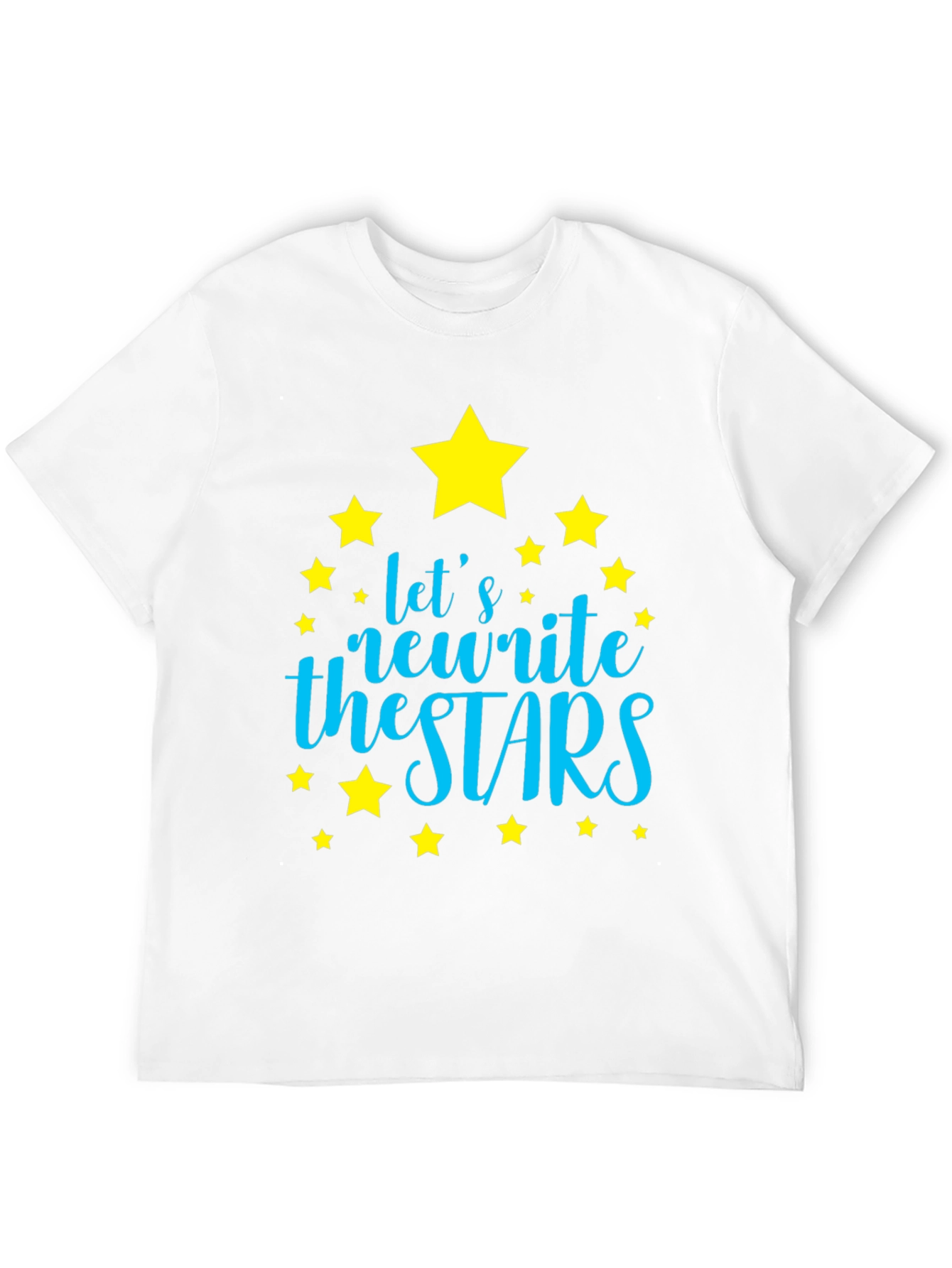 Black Let's Rewrite the Stars T-Shirt - Trendy Graphic Tee view 12