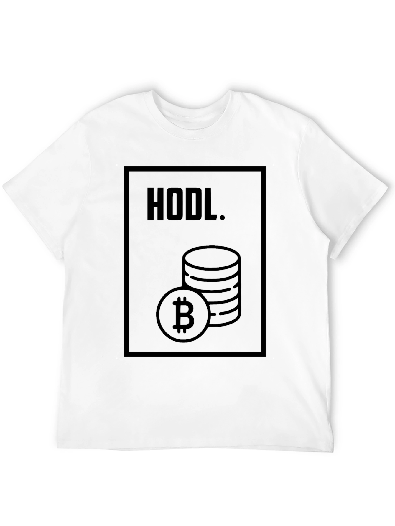 Black HODL Bitcoin Crypto T-Shirt - Black view 12