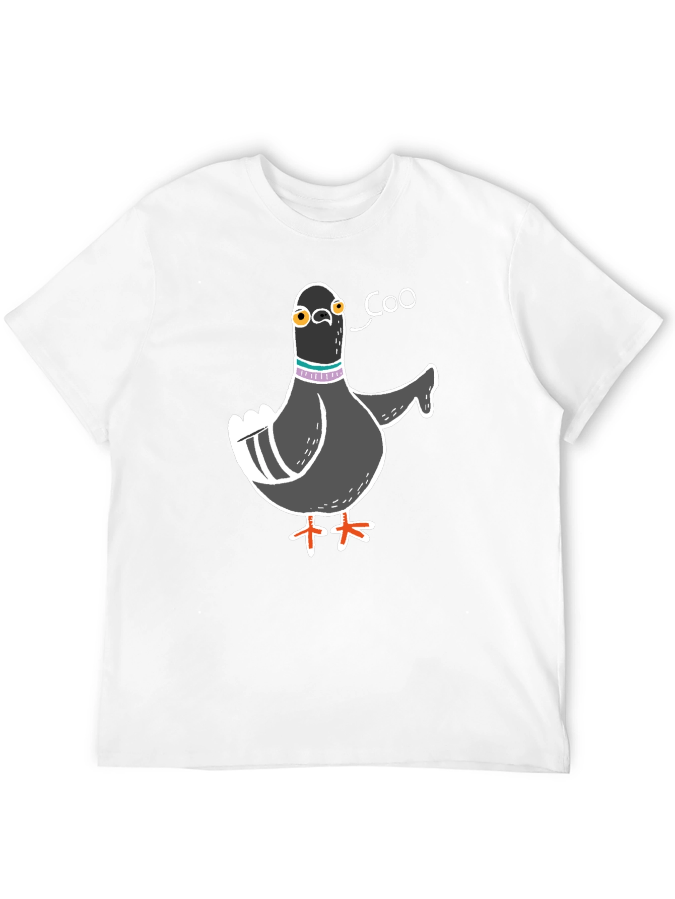 Black Funny Pigeon Coo T-Shirt - Unique Bird Lover Gift view 12